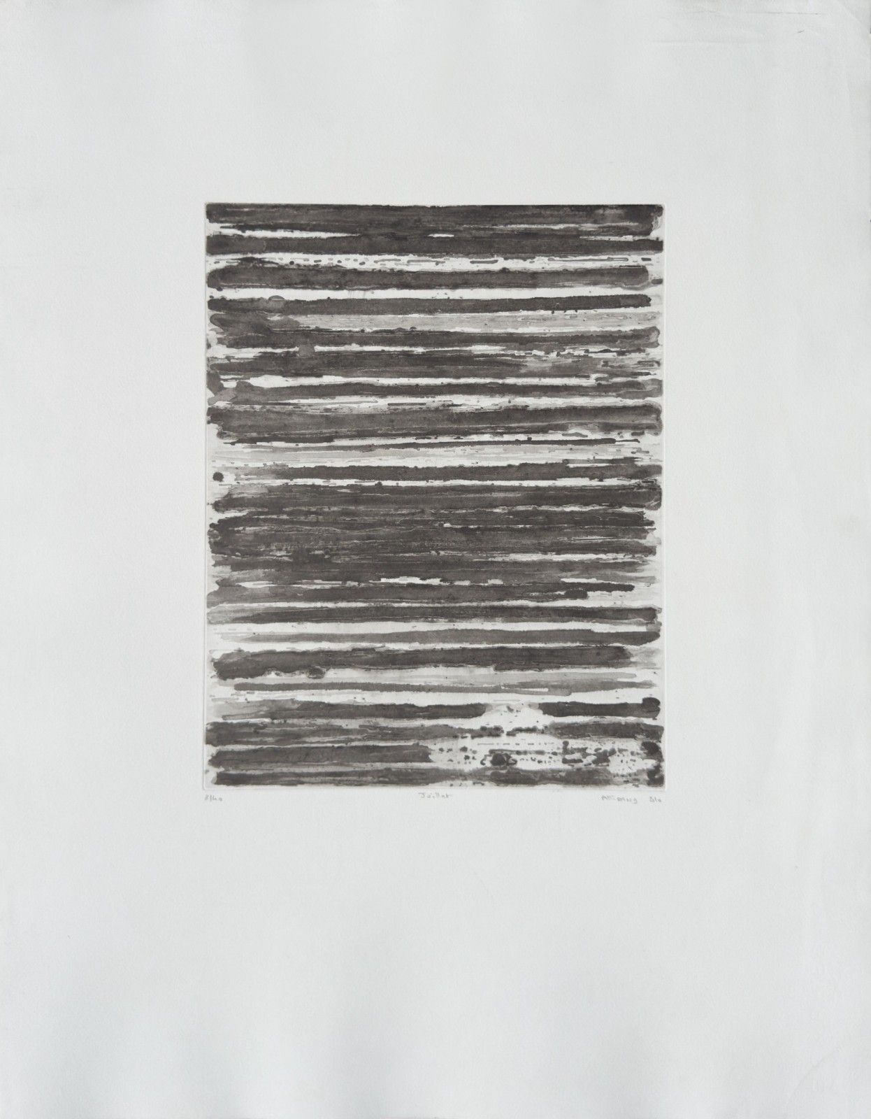 Renaud Allirand Original Signed Engraving Numbered June 2010 Abstract Art