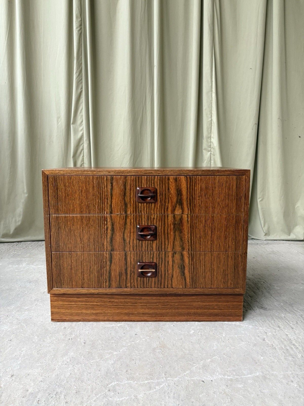 Vtg Mid Century Compact Rosewood Drawers Bedside Scandi Danish Retro R988 photo 189.75