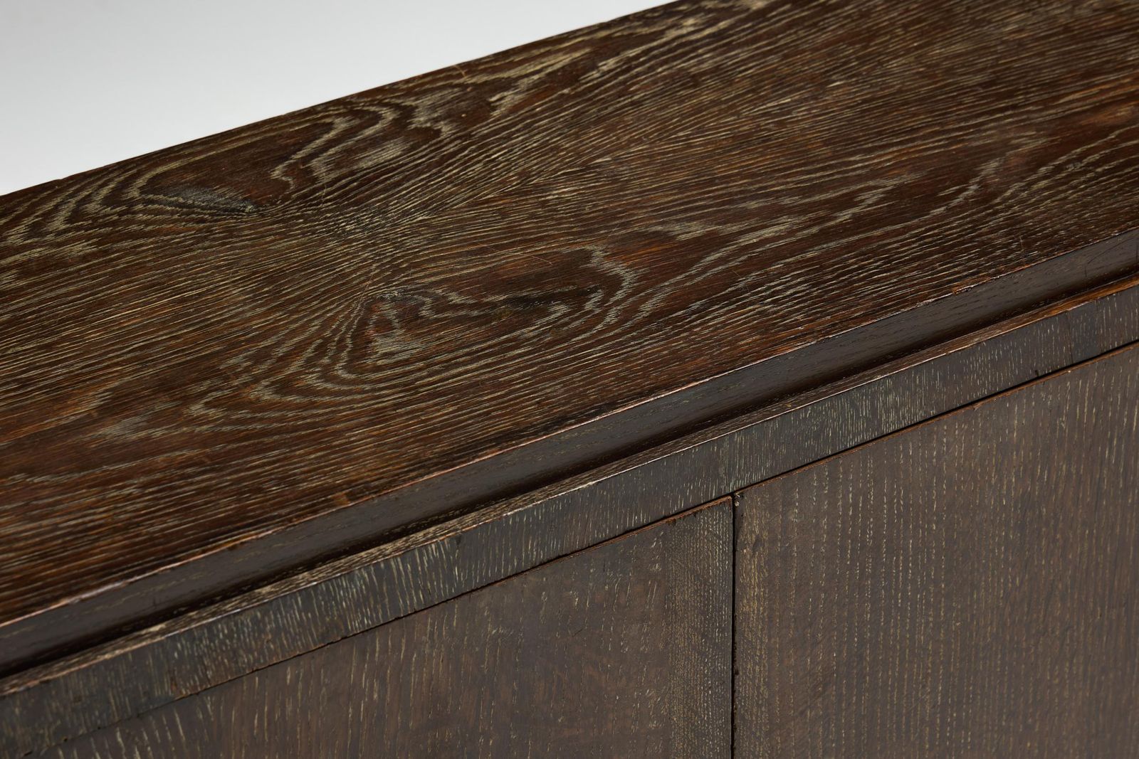 photo buy Modernist Art Deco Oak Cabinet, France, 1940s