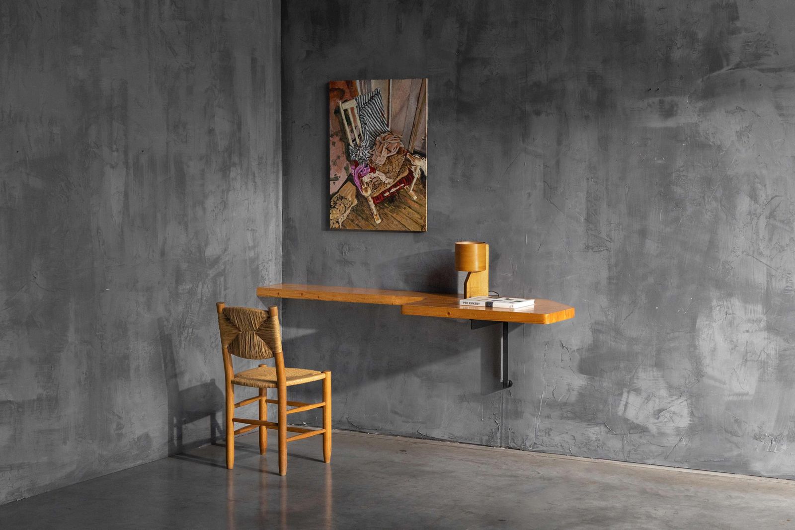 Wall Mounted Console Table By Charlotte Perriand, France, 1950s photo furniture