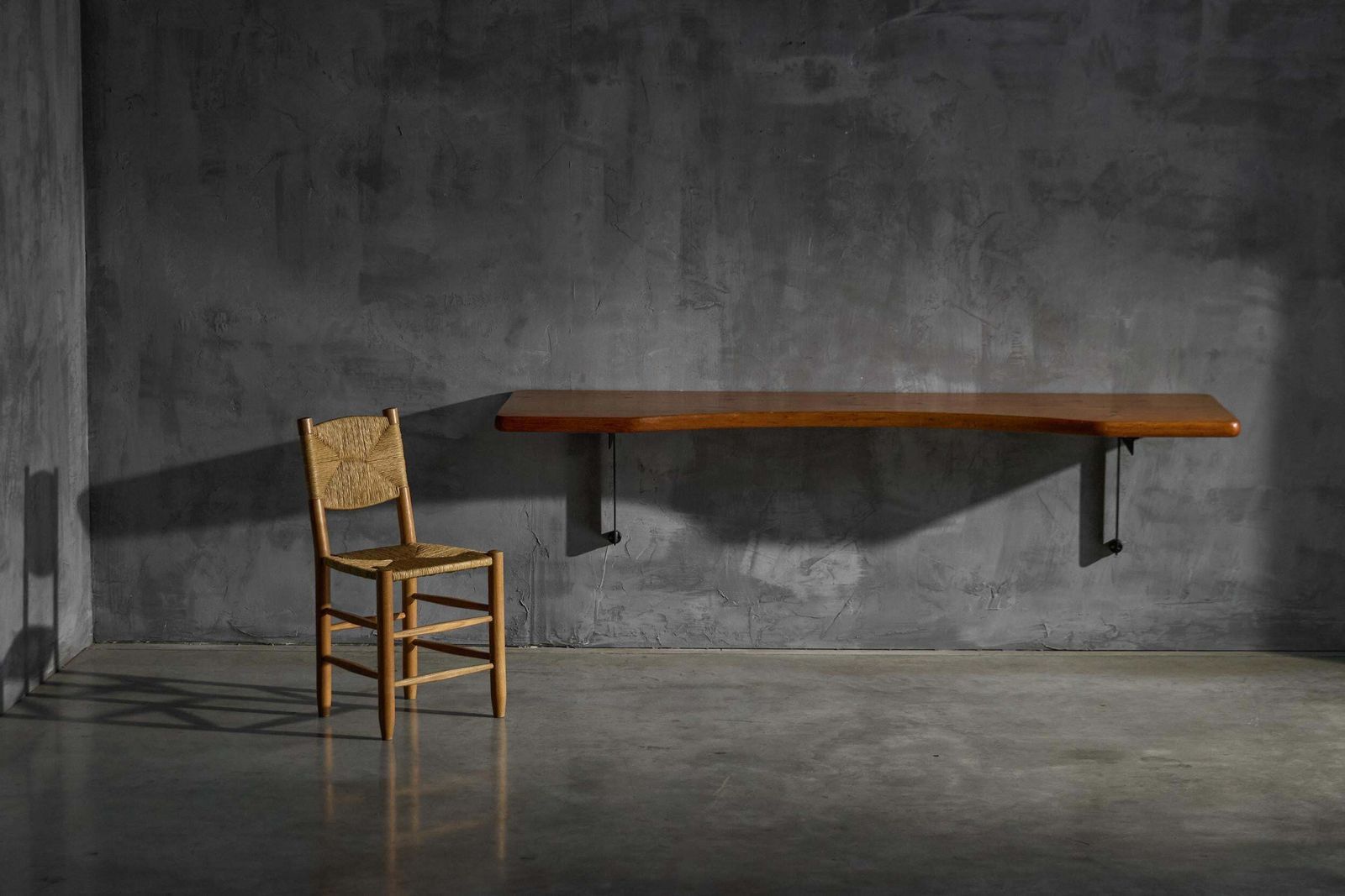photo for sale Wall Mounted Desk By Charlotte Perriand, France, 1950s