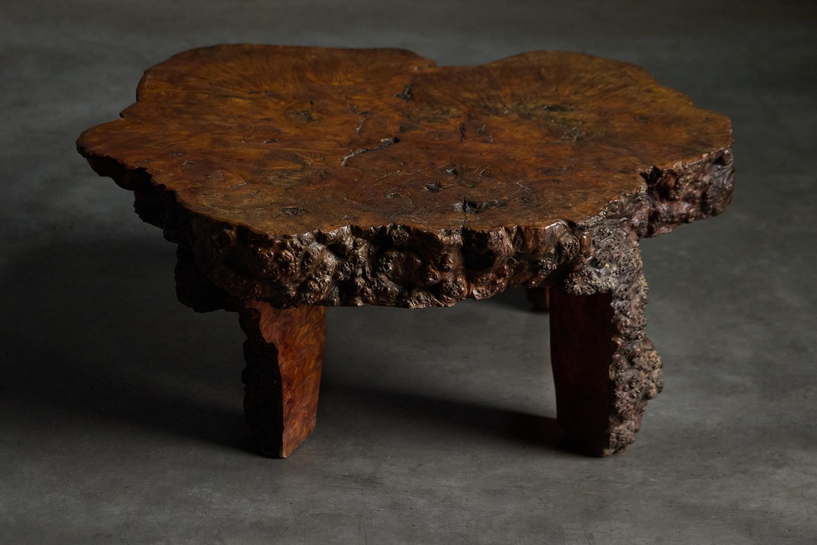 Organic Burl Wood Coffee Table, France, 1950s photo 2752.0