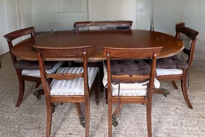 Set Of Six Mid Victorian Mahogany Dining Chairs In Waring And Gillow Style photo 420.0