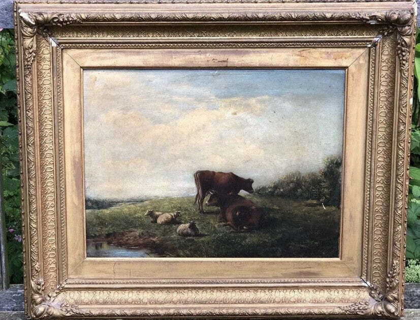 Oil Painting By James Lees Bilbie Ra 18601945 Of Nottingham. photo furniture