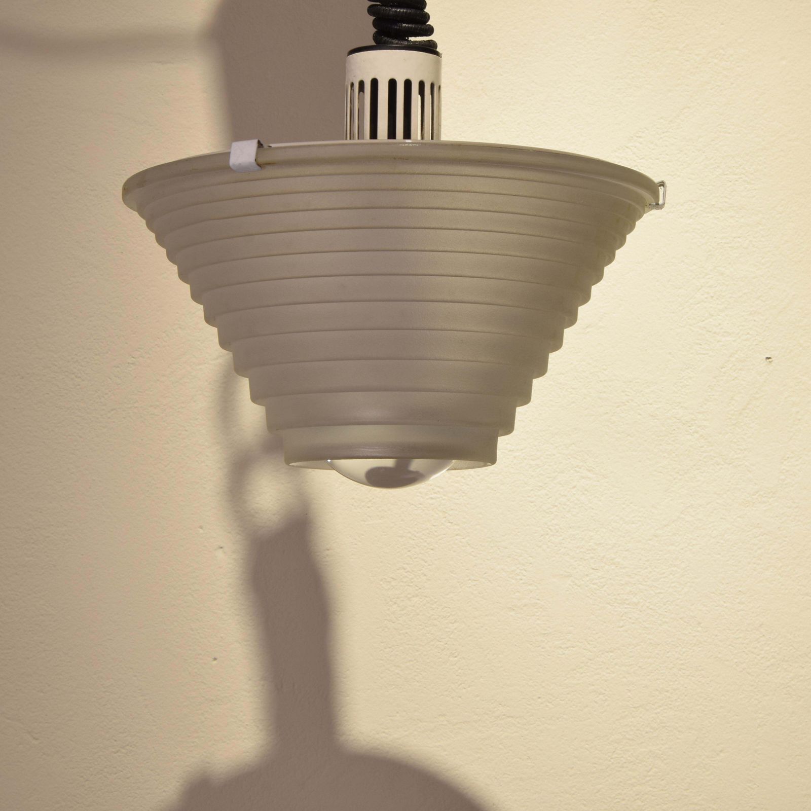 Angelo Mangiarotti Pendant Lamp For Artemide 1970s. photo Lighting