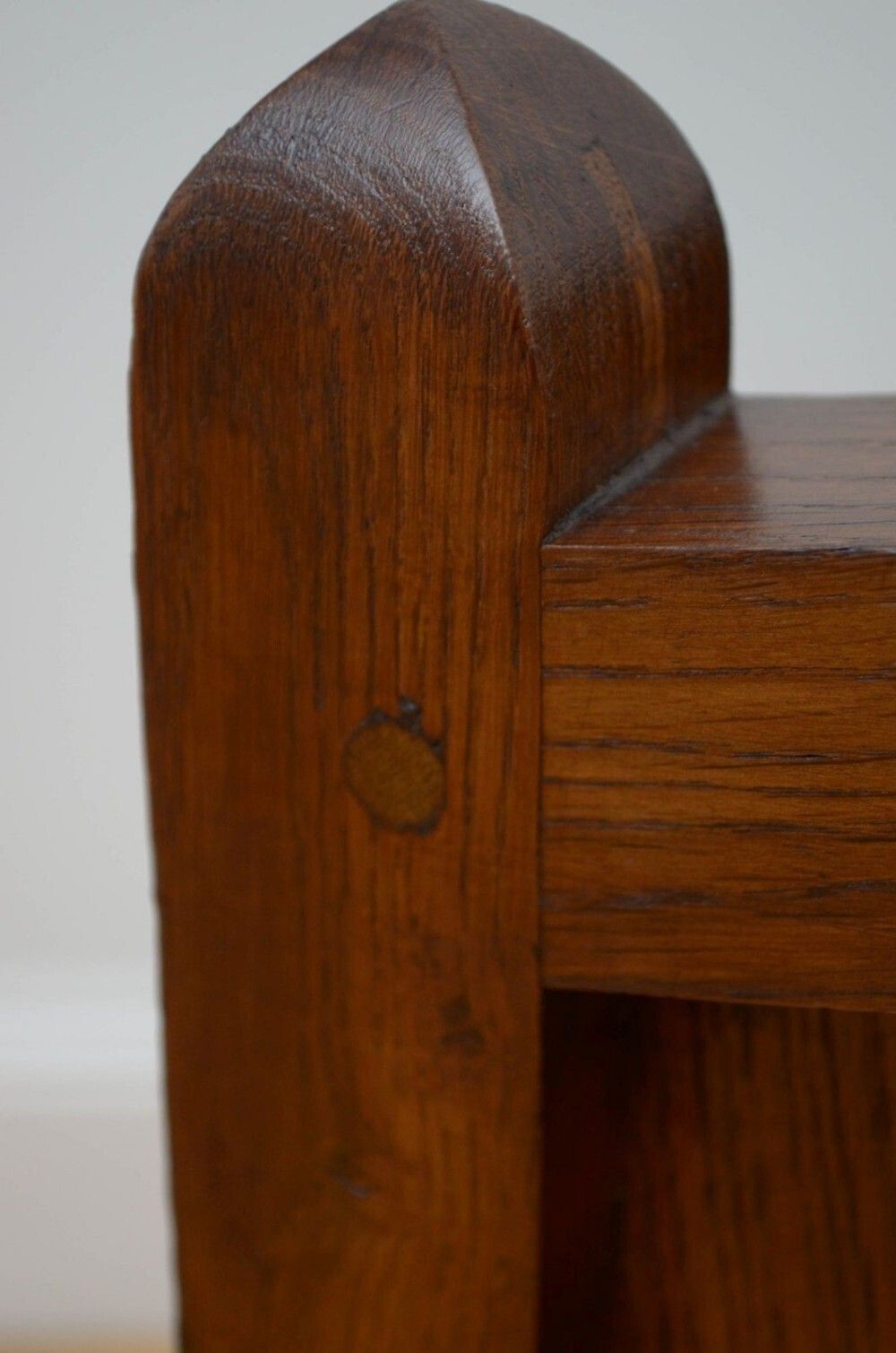 photo for sale Gothic Revival Oak Hall Bench, 1800s