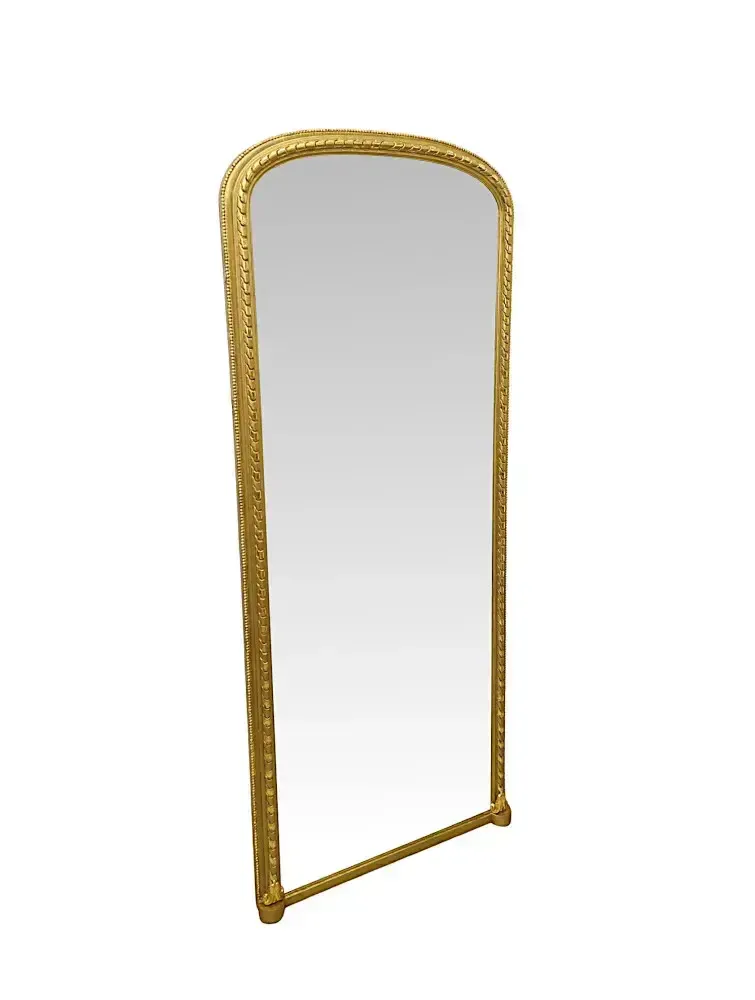A Gorgeous 19th Century Giltwood Dressing Or Pier Mirror In Lovely Original Condition photo furniture
