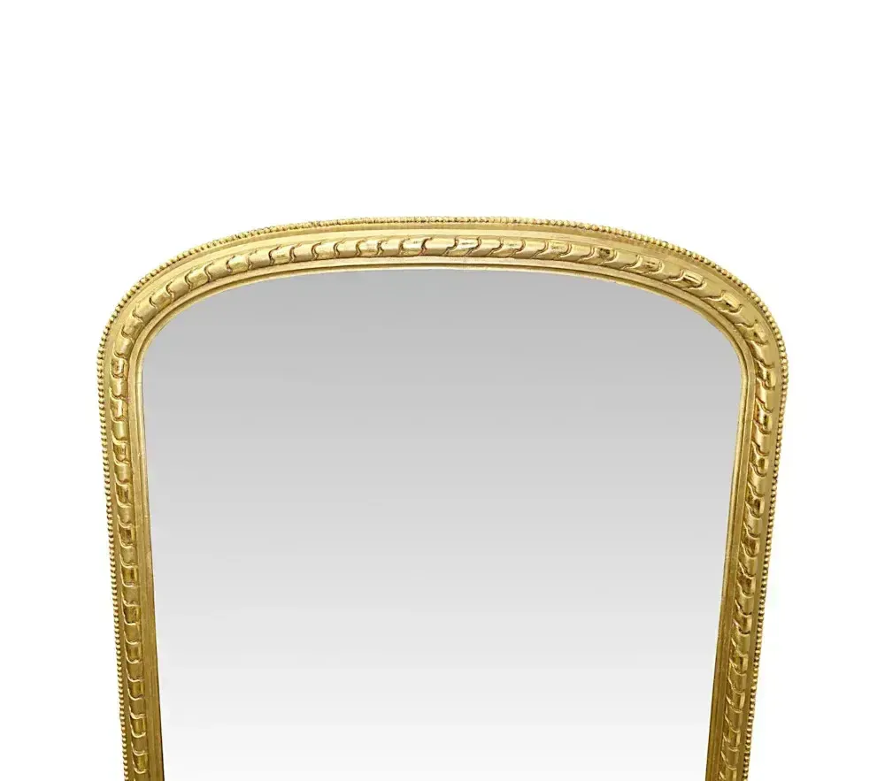 A Gorgeous 19th Century Giltwood Dressing Or Pier Mirror In Lovely Original Condition photo for sale