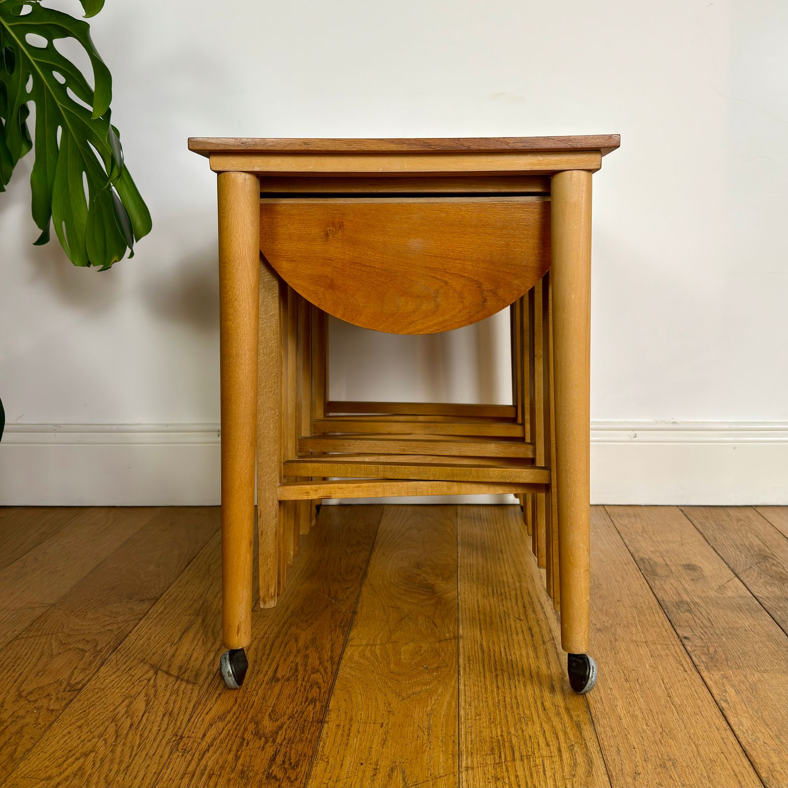 Mid Century Danish Teak Nest Of Tables By Poul Hundevad photo buy