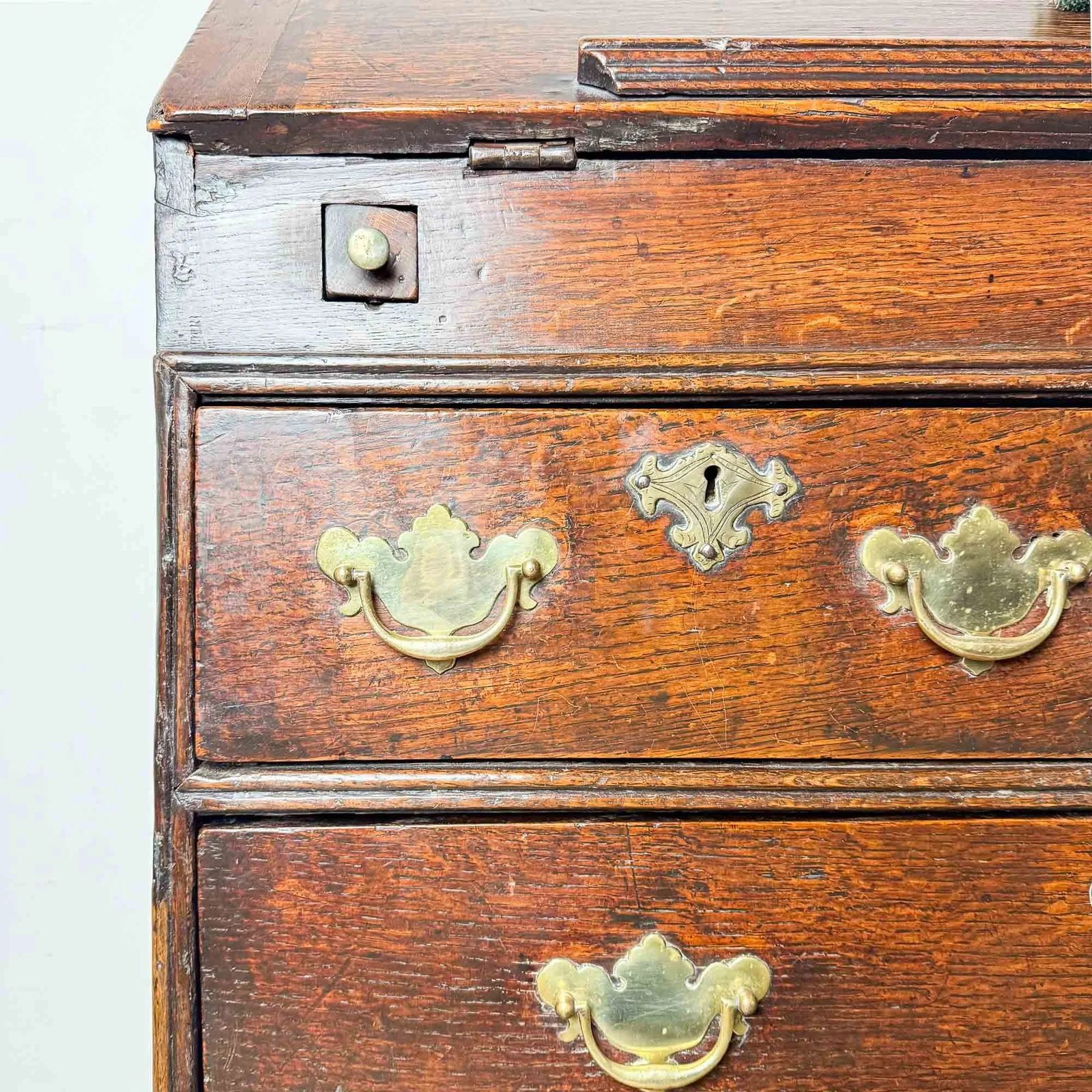 17th Century Vernacular Oak Bureau photo furniture