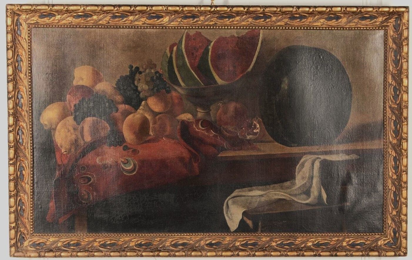 Large Still Life Oil Painting, 1900s