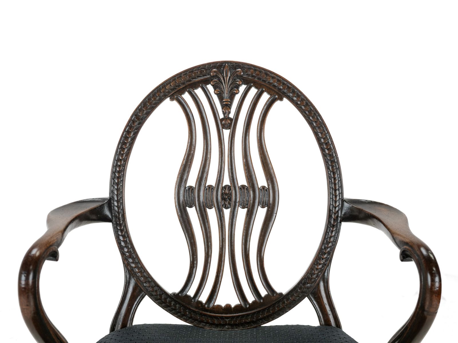 photo furniture Pair Of Late 19th Century Mahogany Hepplewhite Style Armchairs (Carvers), C.1870