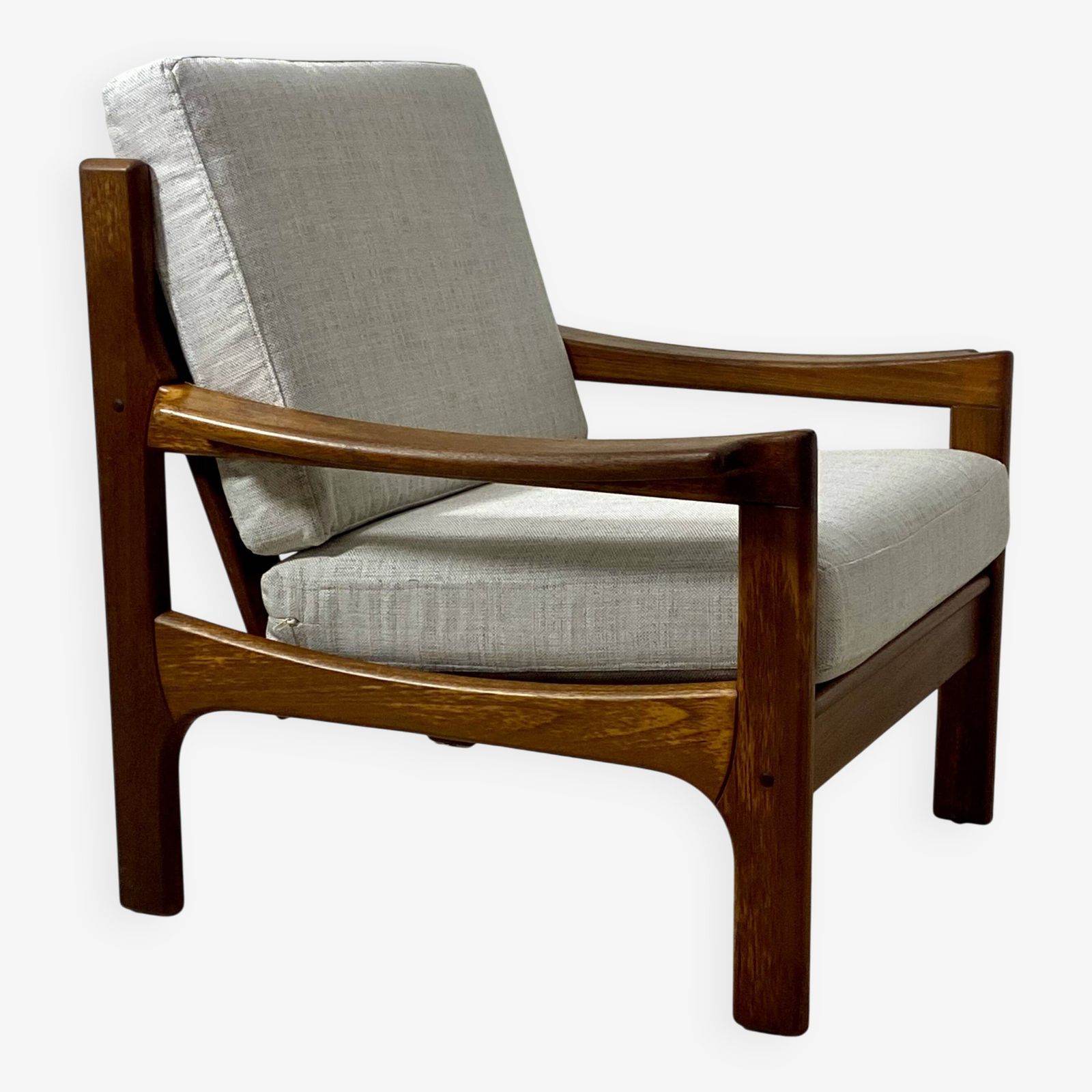 Danish Teak Armchair, 1960s, Vintage