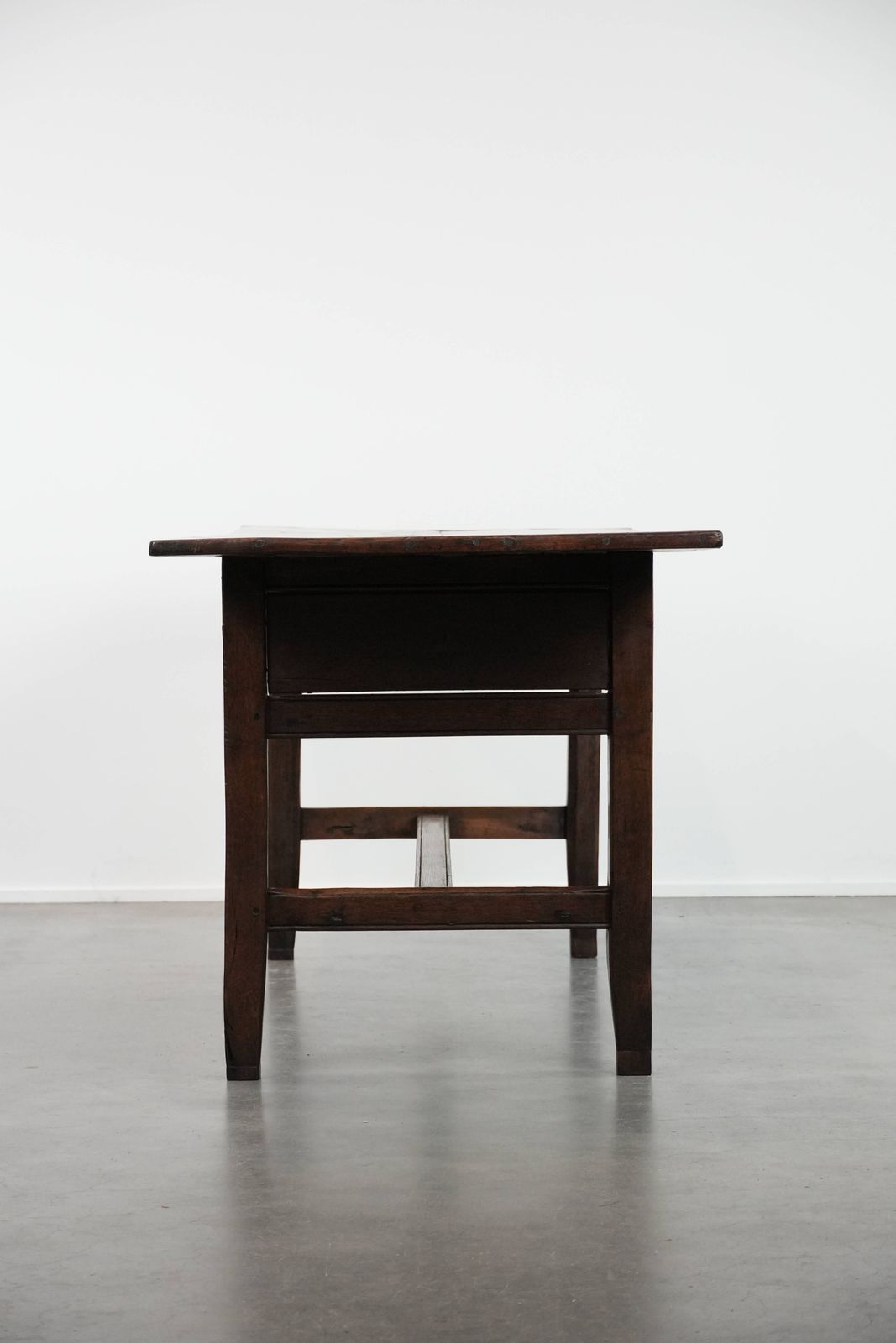 Unique Antique Rural English Oak Dining Table From The Early 18th Century For 4 To 6 People With Beautiful Details And A Beautiful Patina photo Furniture