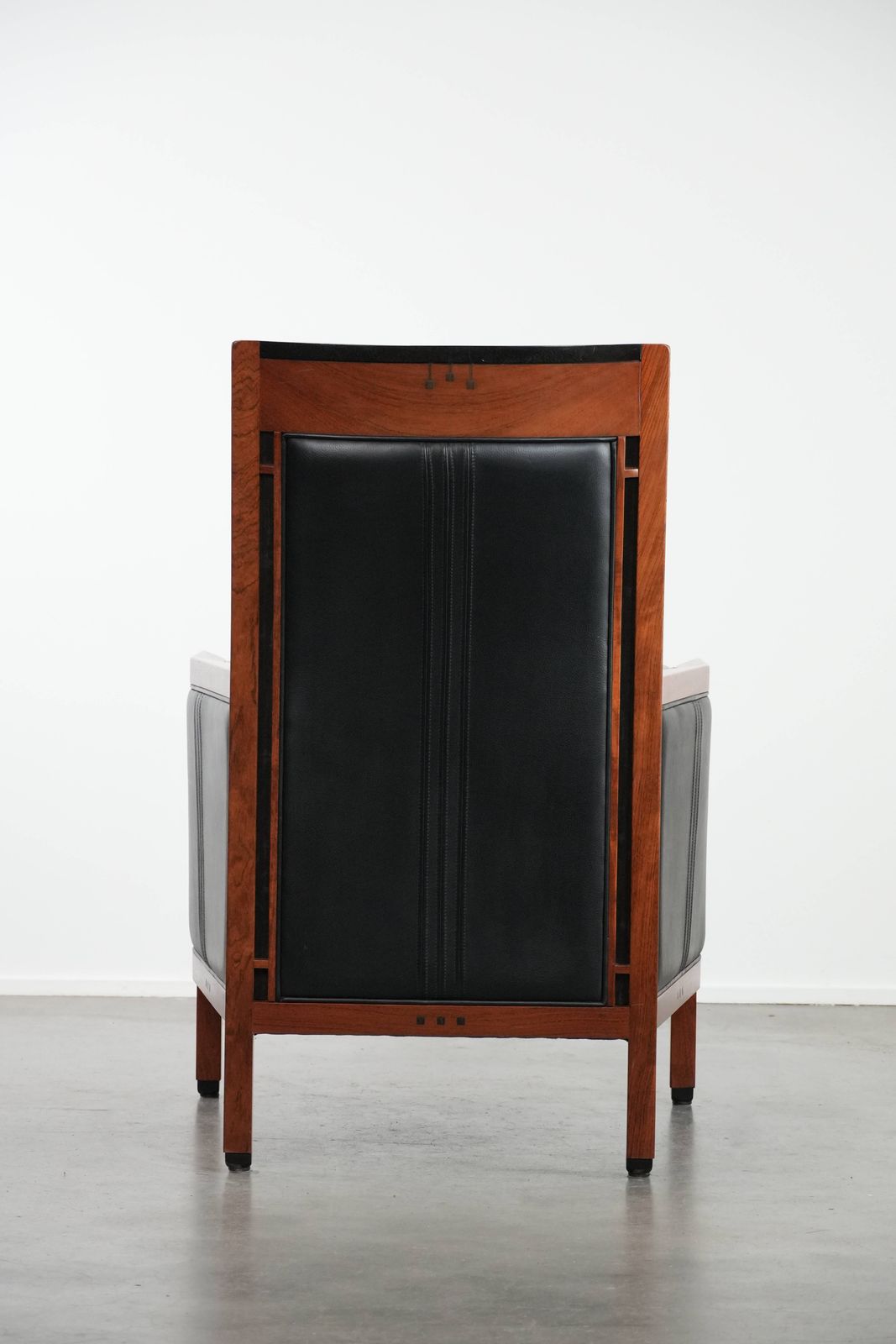 Beautiful And Very Comfortable Black Art Deco Design Armchair photo Furniture