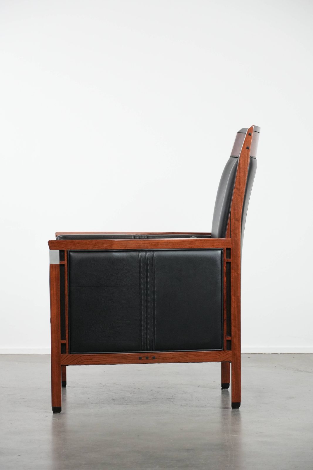 Beautiful And Very Comfortable Black Art Deco Design Armchair photo 1828.0