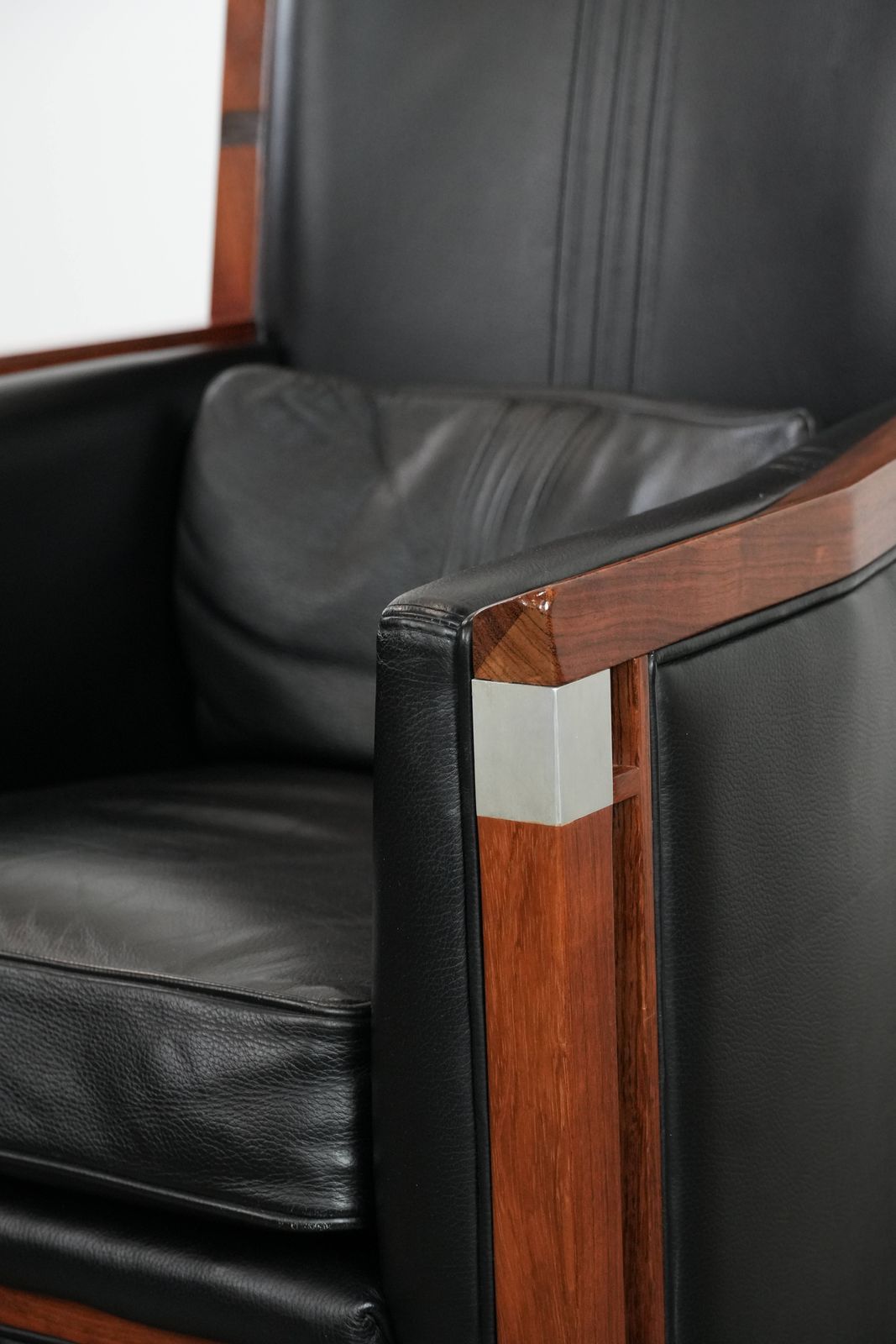 photo for sale Beautiful And Very Comfortable Black Art Deco Design Armchair