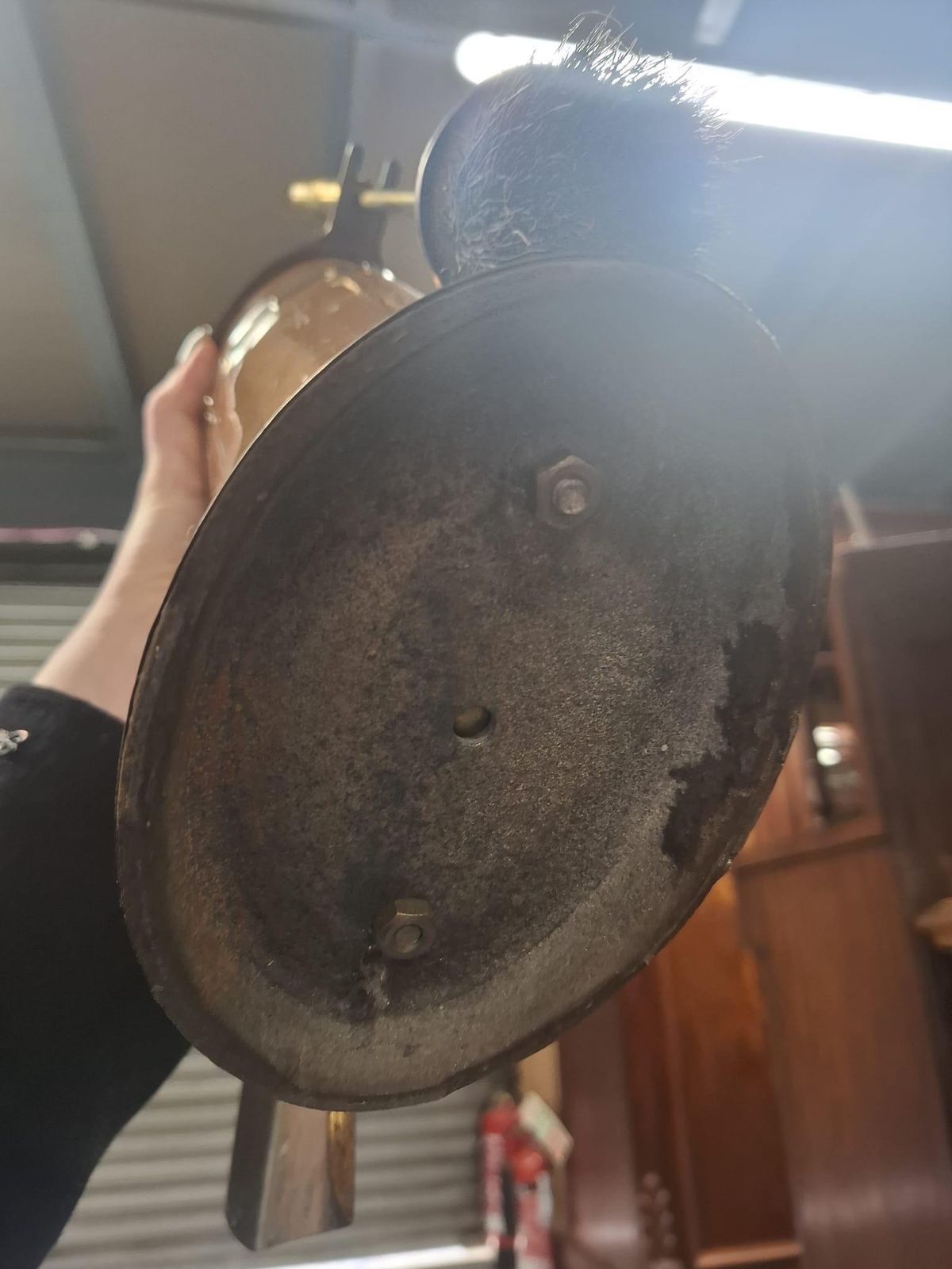 Edwardian Brass And Copper Fire Companion Set photo buy