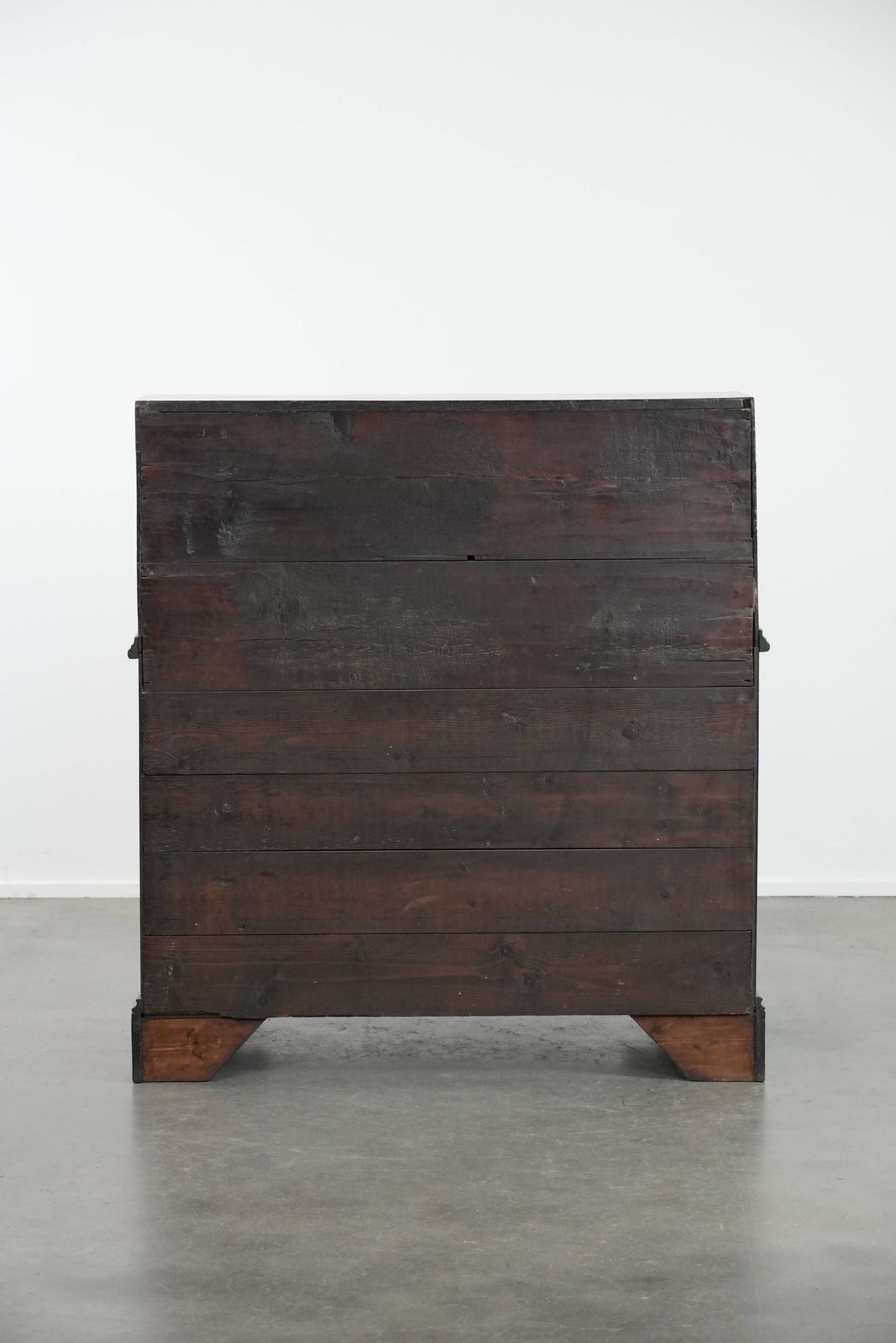 Large Antique 18th Century English Oak Chest Of Drawers/Desk/Chest Of Drawers With Secret Compartments And A Stepped Interior photo 1219.0