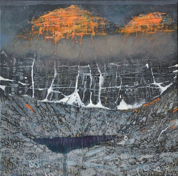 Inversione Arancione (Inspired By Kiefer), 2023 Andrzej Borowski
