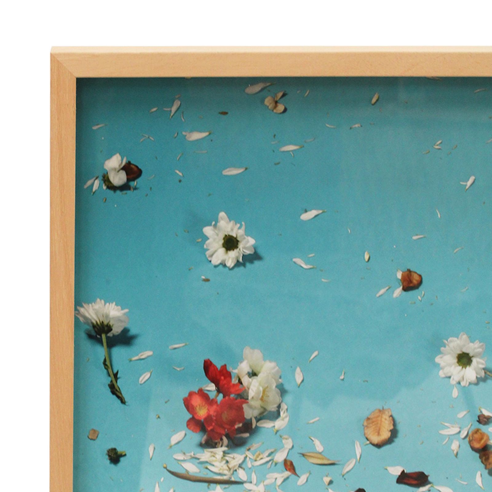 "Gran Bouquet Azul" By Xurxo Gómez Chao Floral Blue Abstract Still Life 2017 photo vinterior