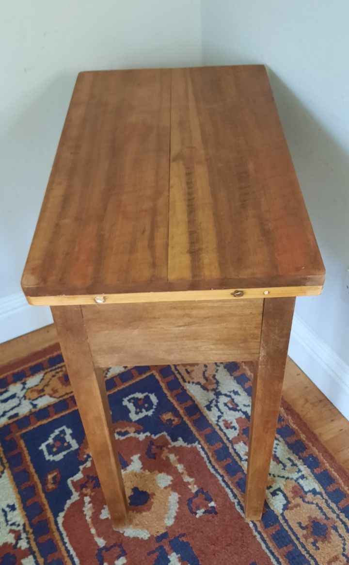 photo furniture Antique Victorian Single Drawer Side Kitchen Table Console Table Hall Table