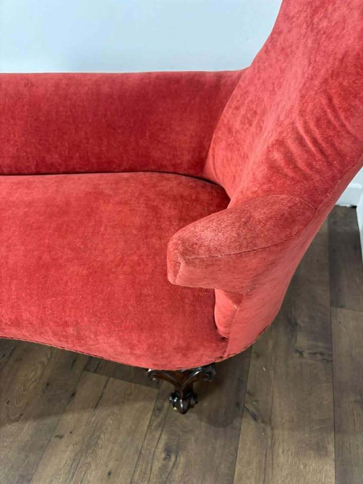 photo vinterior Victorian Mahogany Framed Chaise Longue
