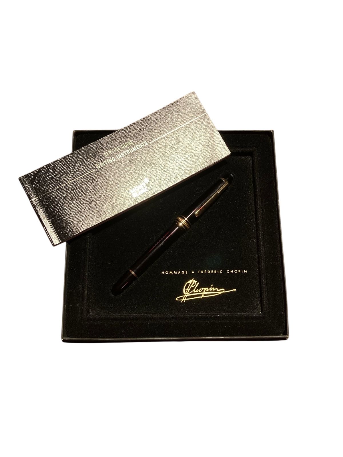 425.0 Mont Blanc Fountain Pen And Cd Set Homage To Frederic Chopin photo