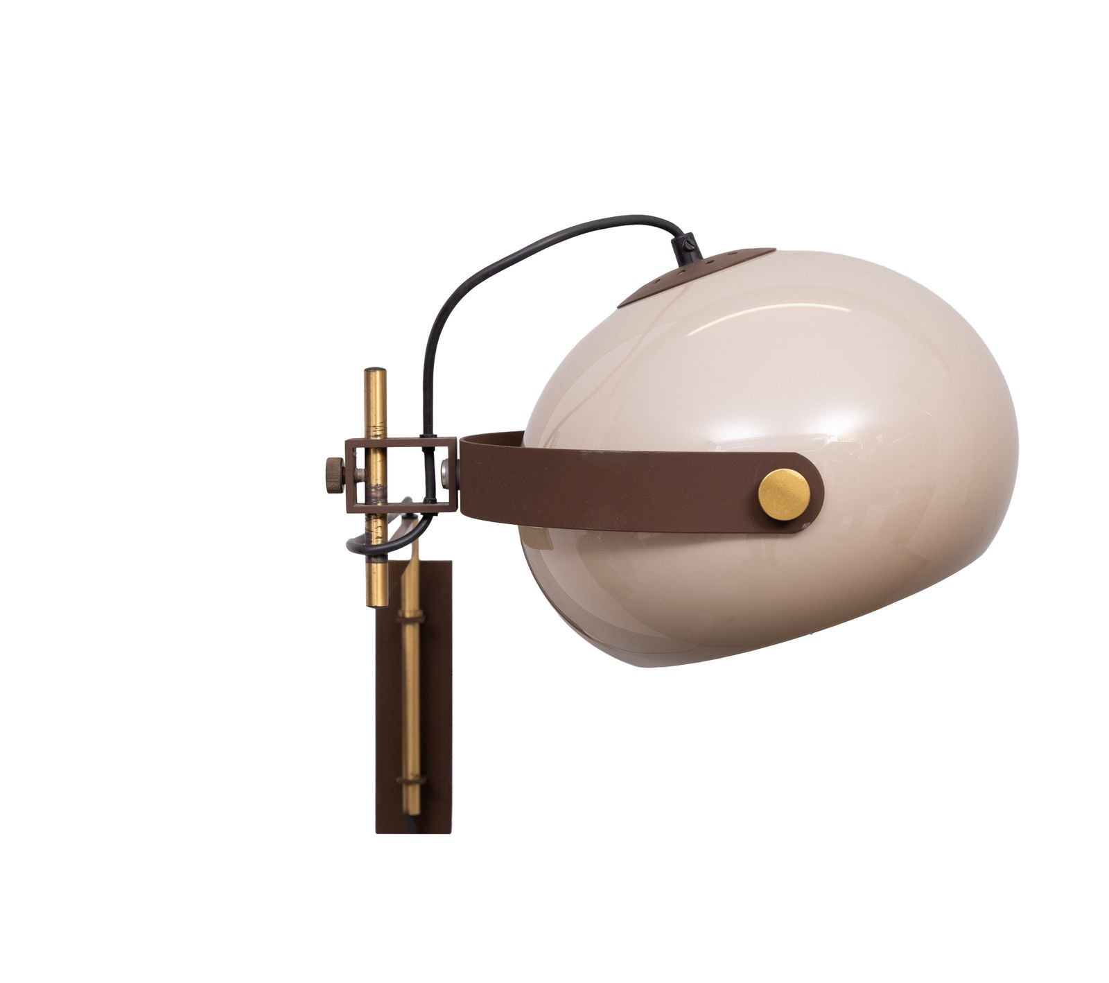Dijkstra Spring Arm Wall Lamp 1970s Holland photo vintage