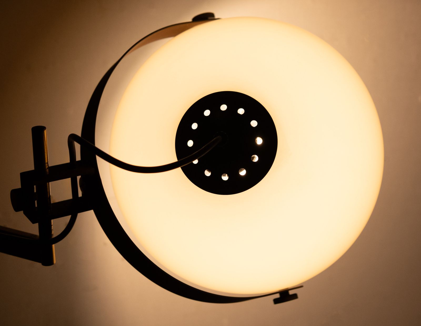 photo furniture Dijkstra Spring Arm Wall Lamp 1970s Holland