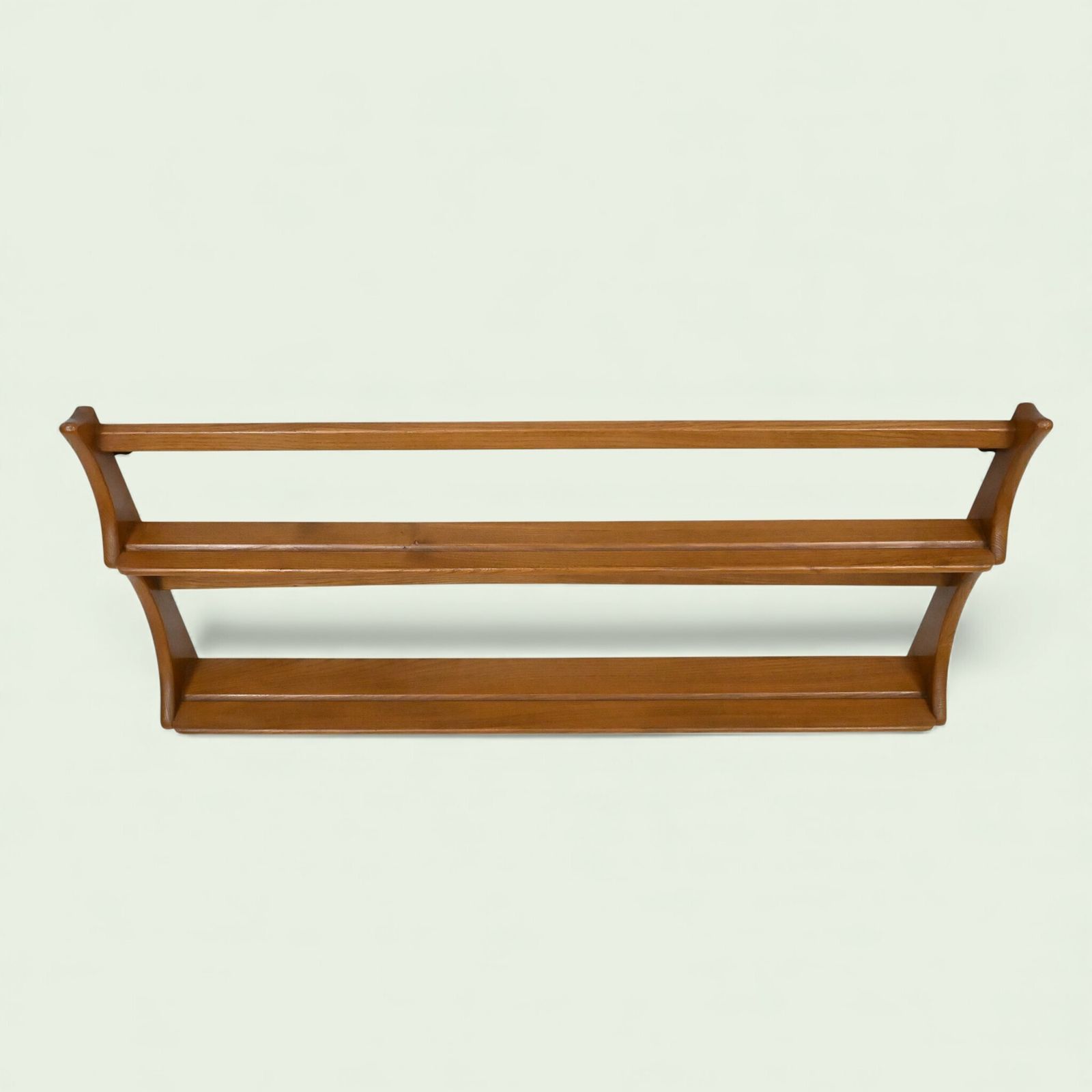 Ercol Hanging Plate Rack Model 268 Light Finish With Fixings Free* Uk Delivery photo vintage
