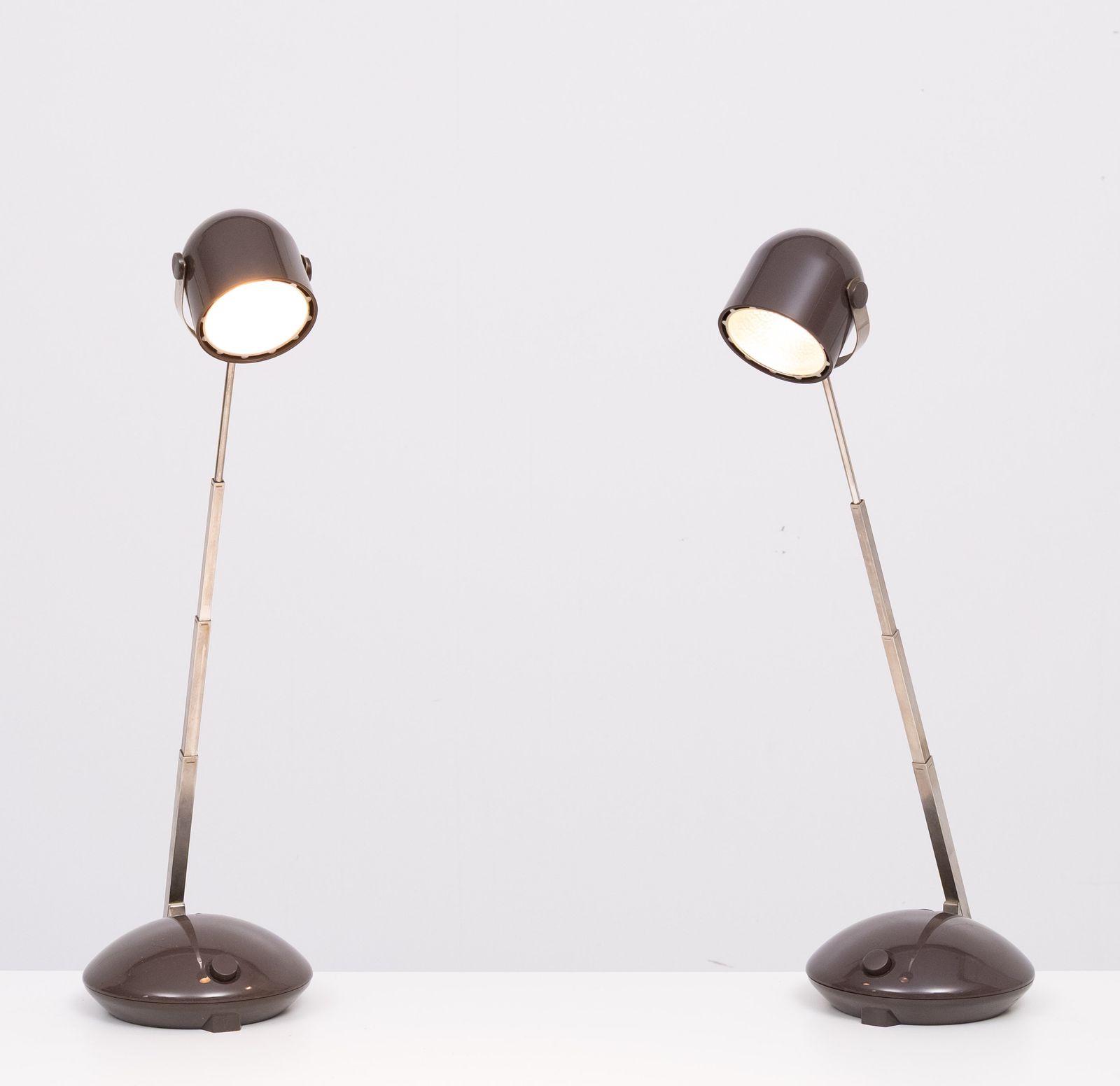 Set Telescope German Table Lamps By Eichhof 1970s photo 649.0