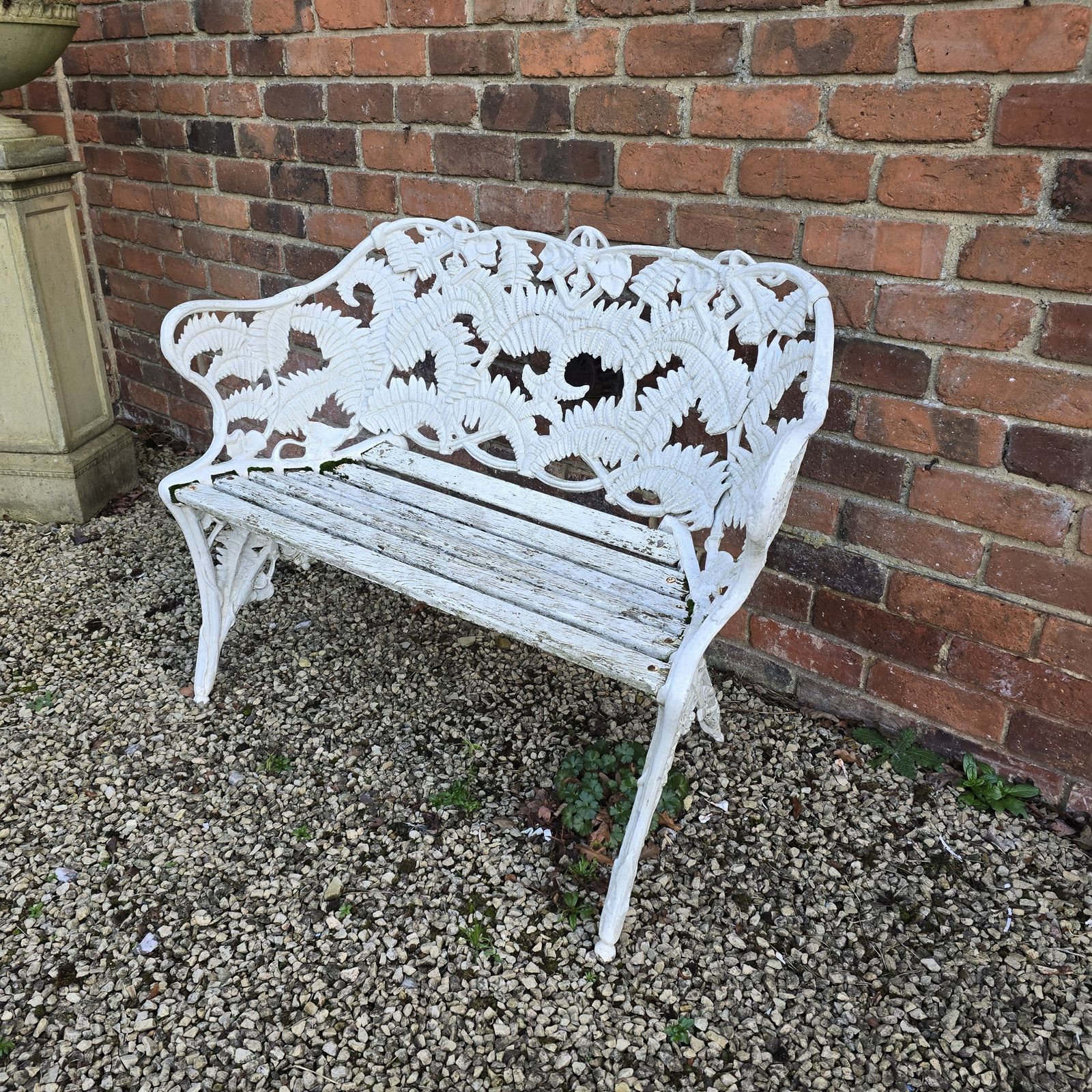 Super Two Seat Leaf Garden Bench photo Garden Furniture