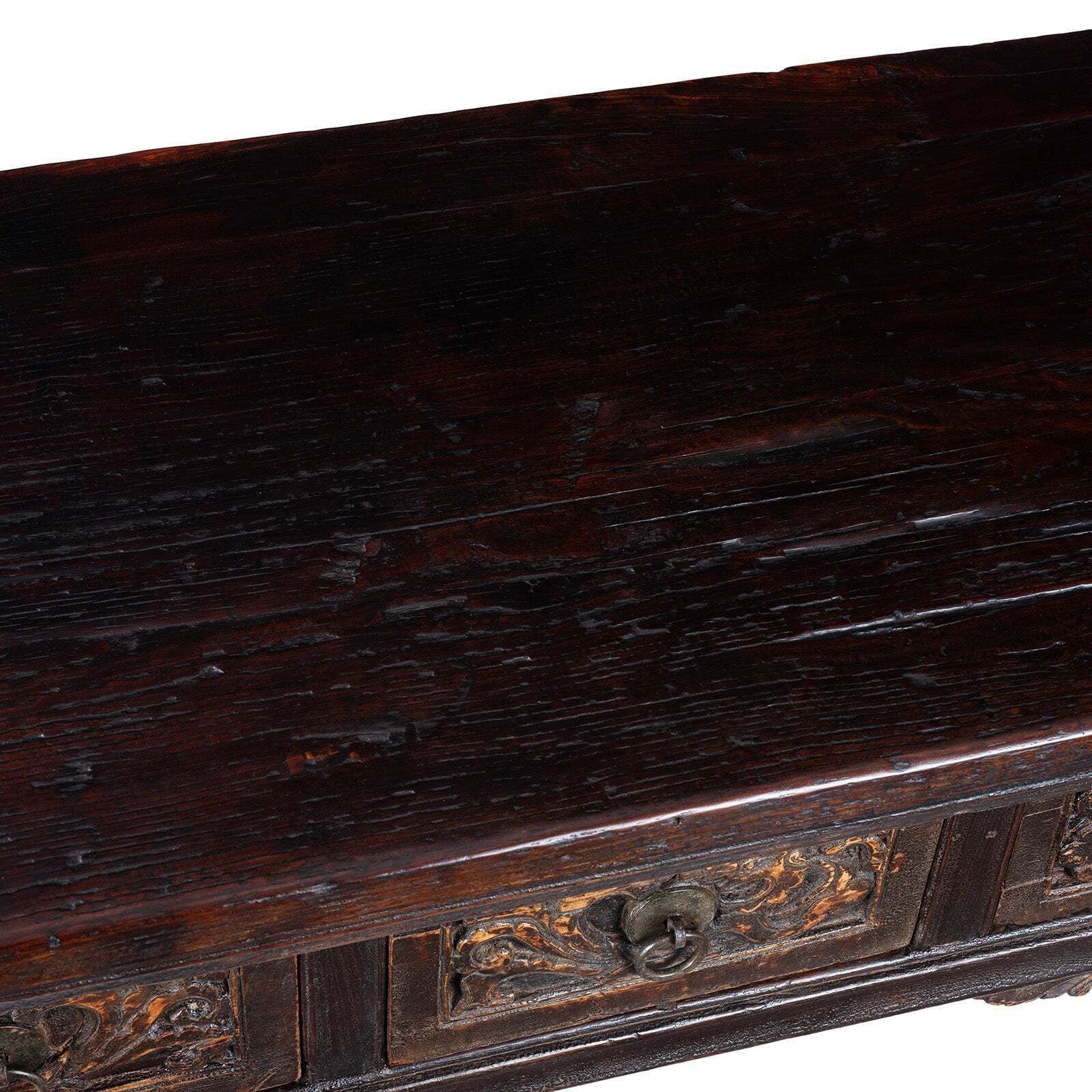photo furniture Carved Altar Table From Shanxi   18th Century