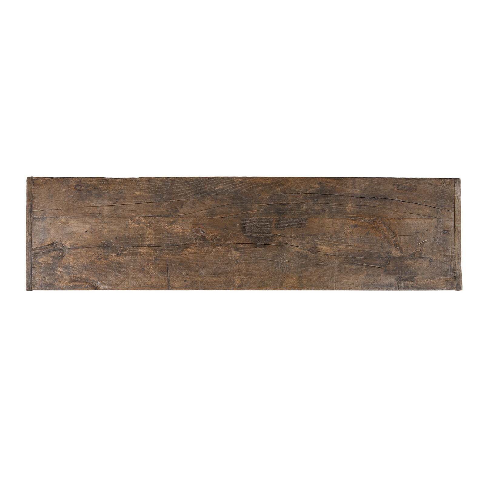 Rustic 3 Drawer Console Table   19th Century photo vintage