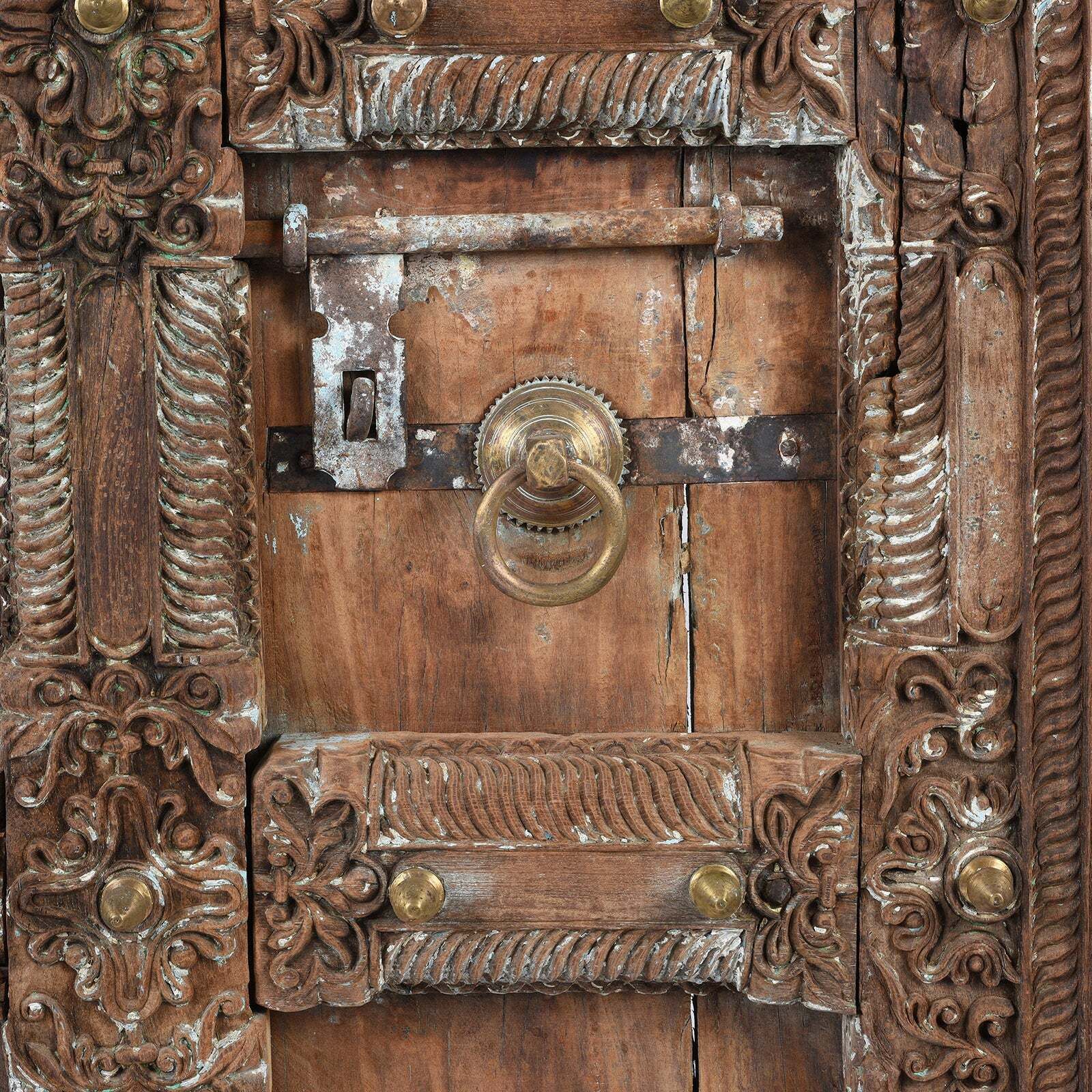 Carved Teak Doors From Kutch   Early 19th Century photo for sale