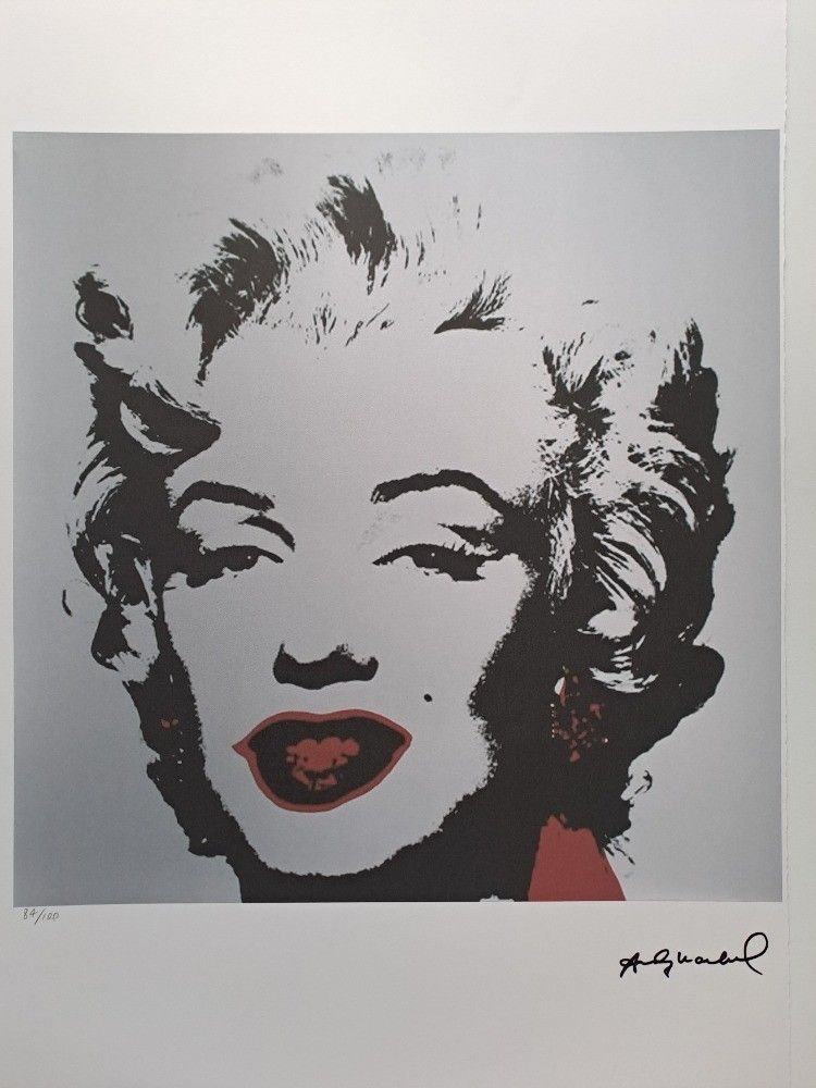 Andy Warhol — Marilyn Monroe (Signed Lithograph), With Leo Castelli Gallery Certificate Of Authenticity
