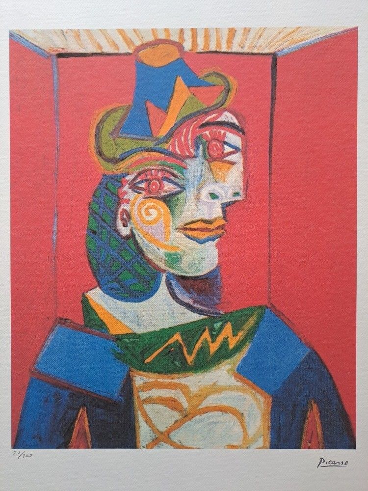 Pablo Picasso Signed Dora Maar Certificate Spadem Paris