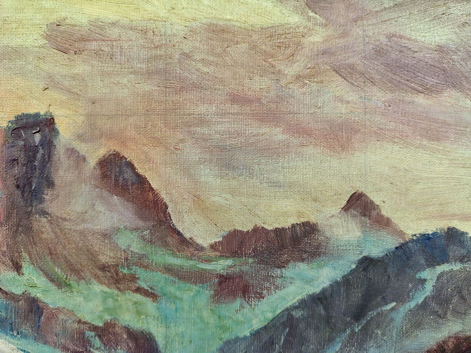 Carezza Lake And Latemar   Italian Dolomites photo vintage