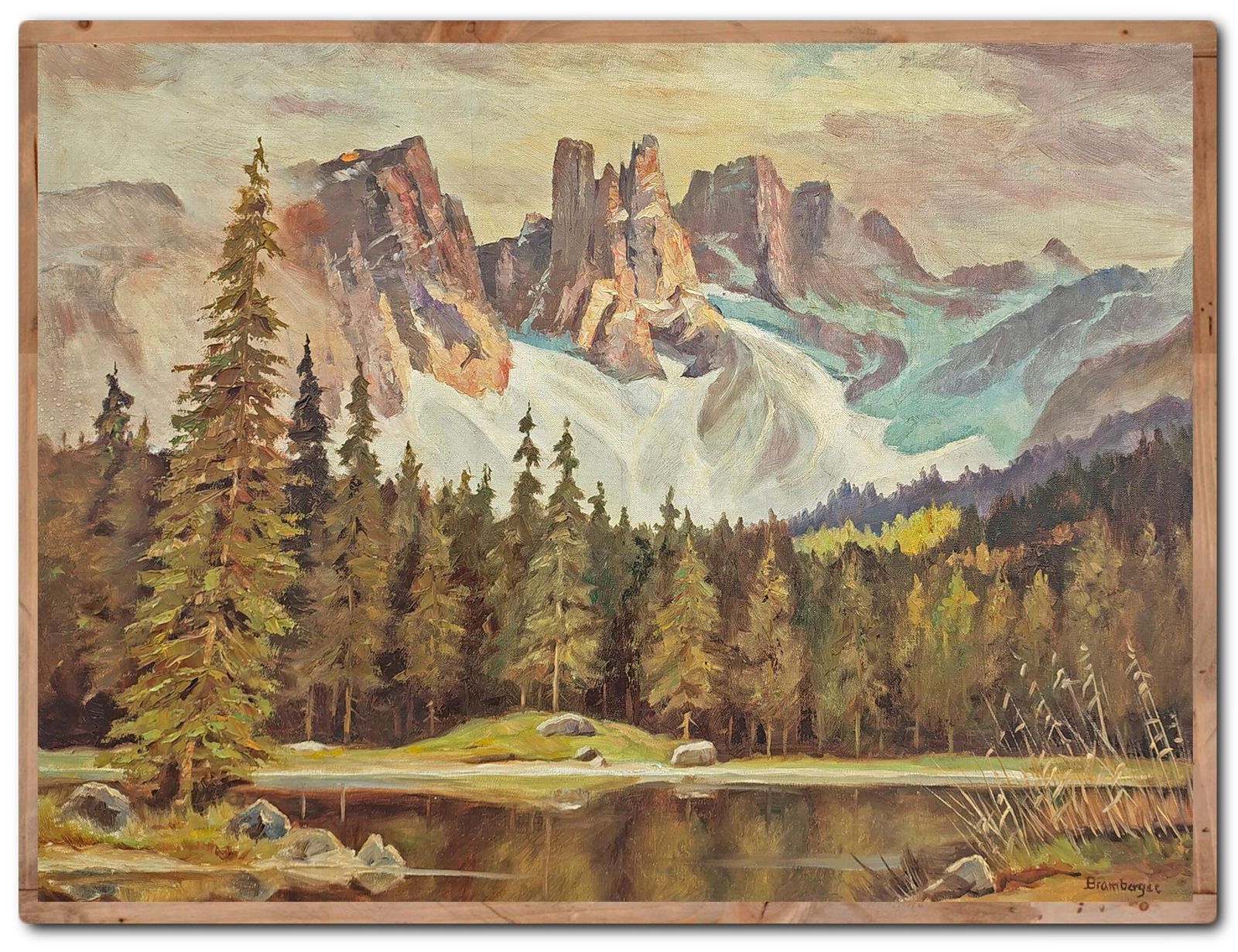 Carezza Lake And Latemar   Italian Dolomites