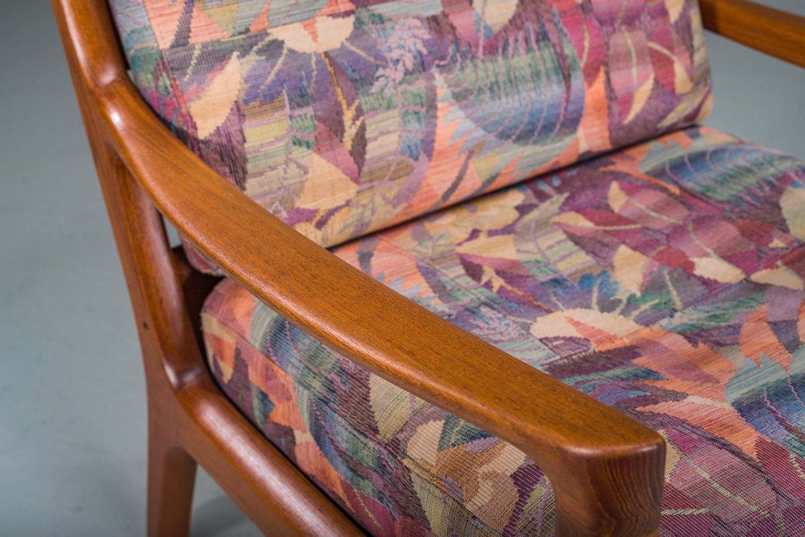 Danish Teak Senator Lounge Chair By Ole Wanscher For Cado, 1960s photo vinterior