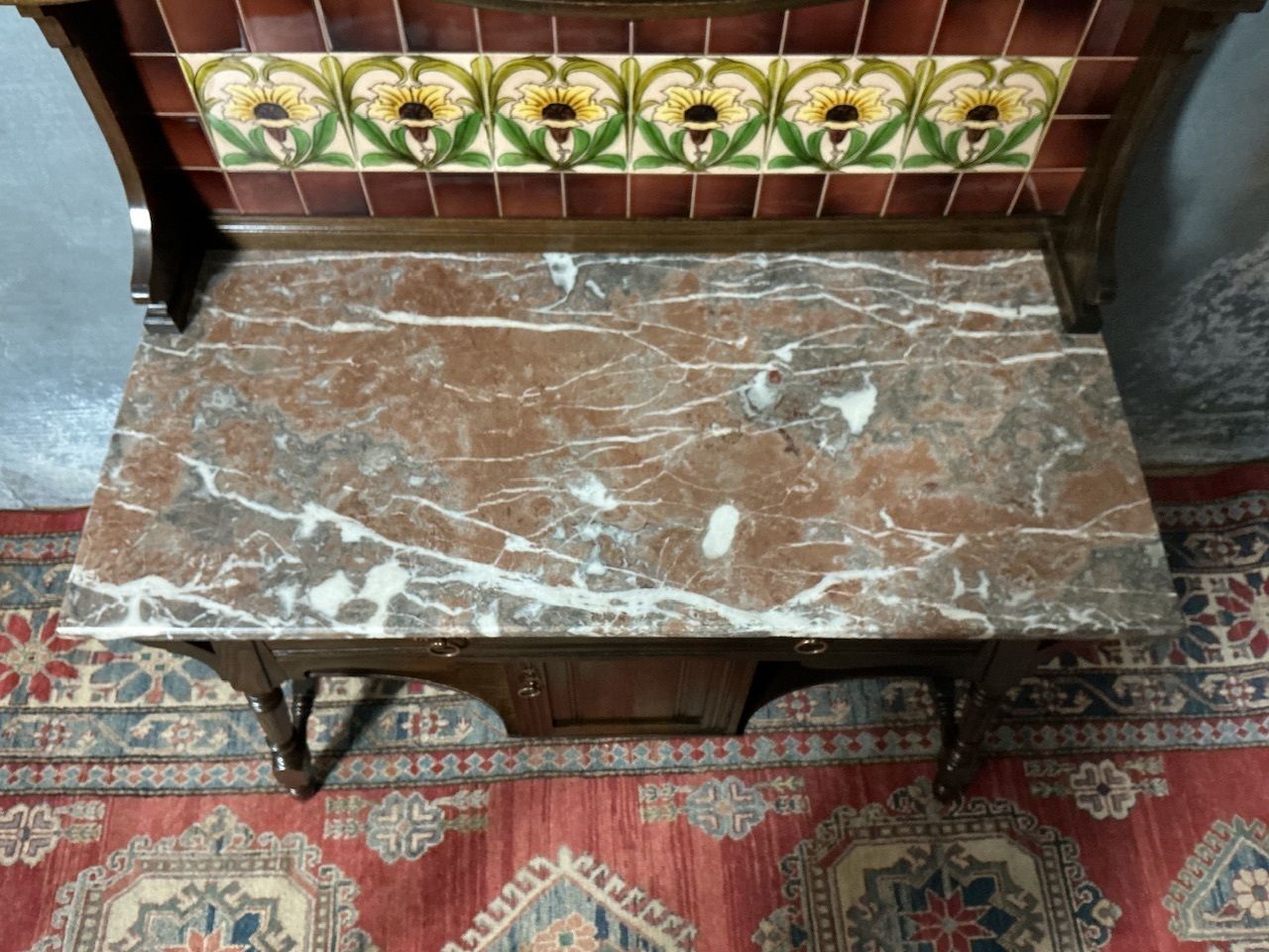 Antique Arts And Crafts Washstand photo furniture