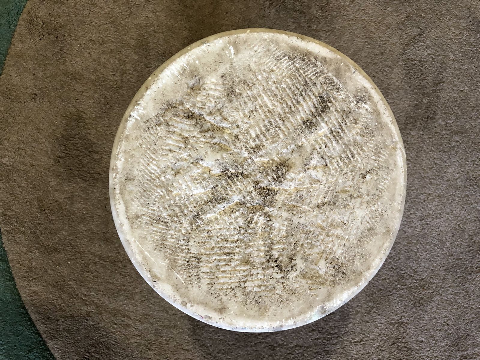 Handsome Antique Off White Marble Pedestal photo vinterior