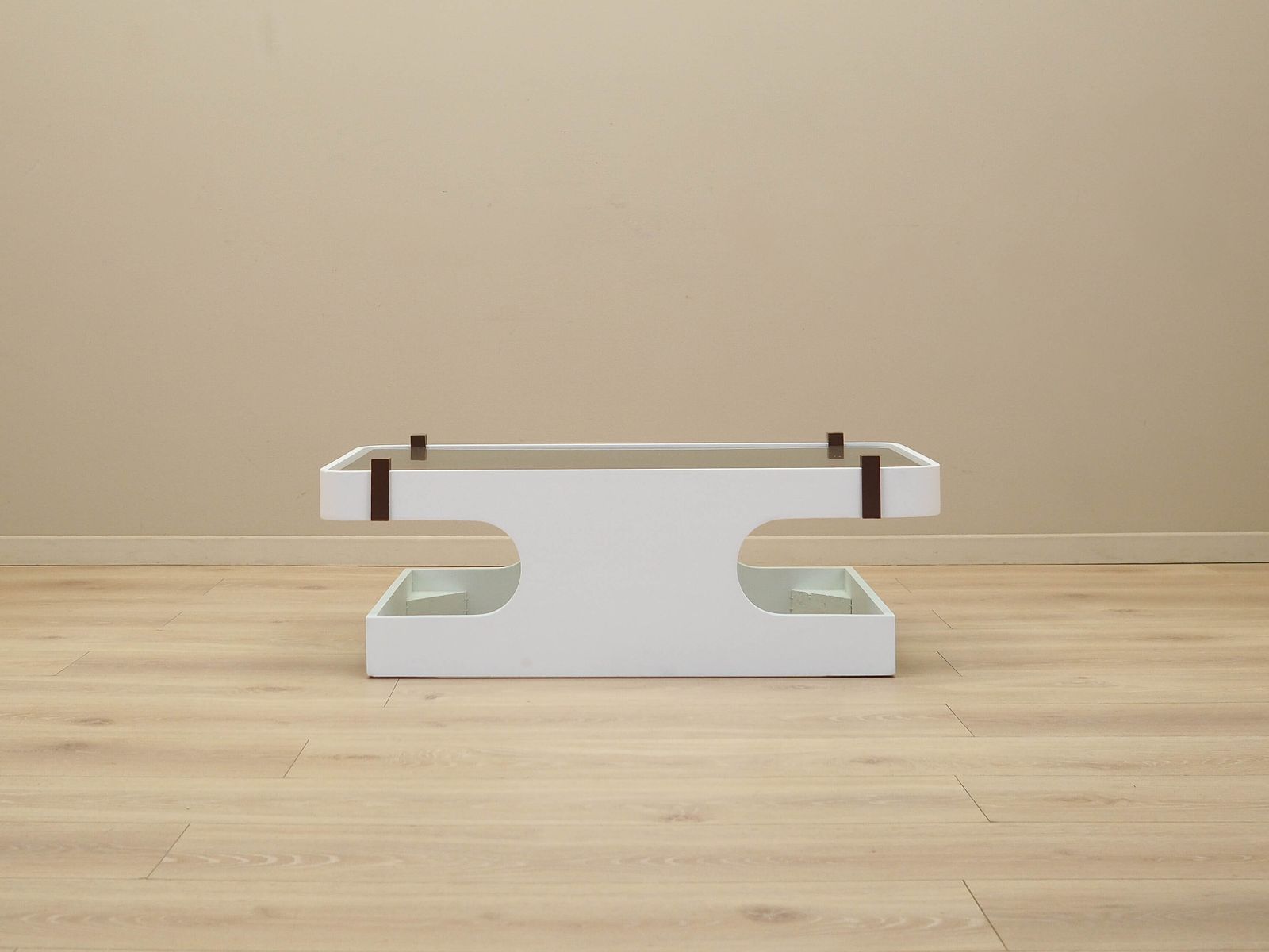 Glass Coffee Table, Italian Design, 1970s, Manufactured In Italy photo for sale