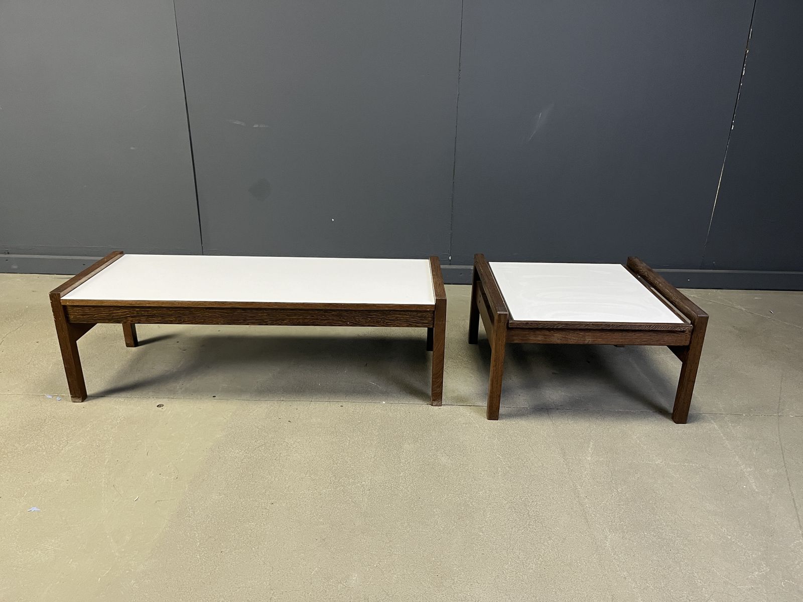 Belgian Coffee Table Set In Wenge By Beaufort, 1960s photo furniture