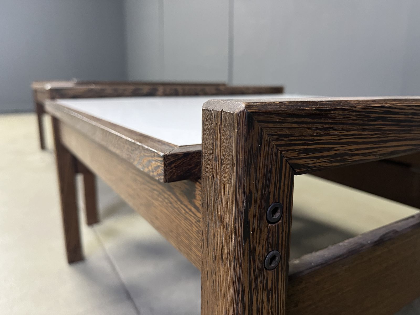 photo for sale Belgian Coffee Table Set In Wenge By Beaufort, 1960s