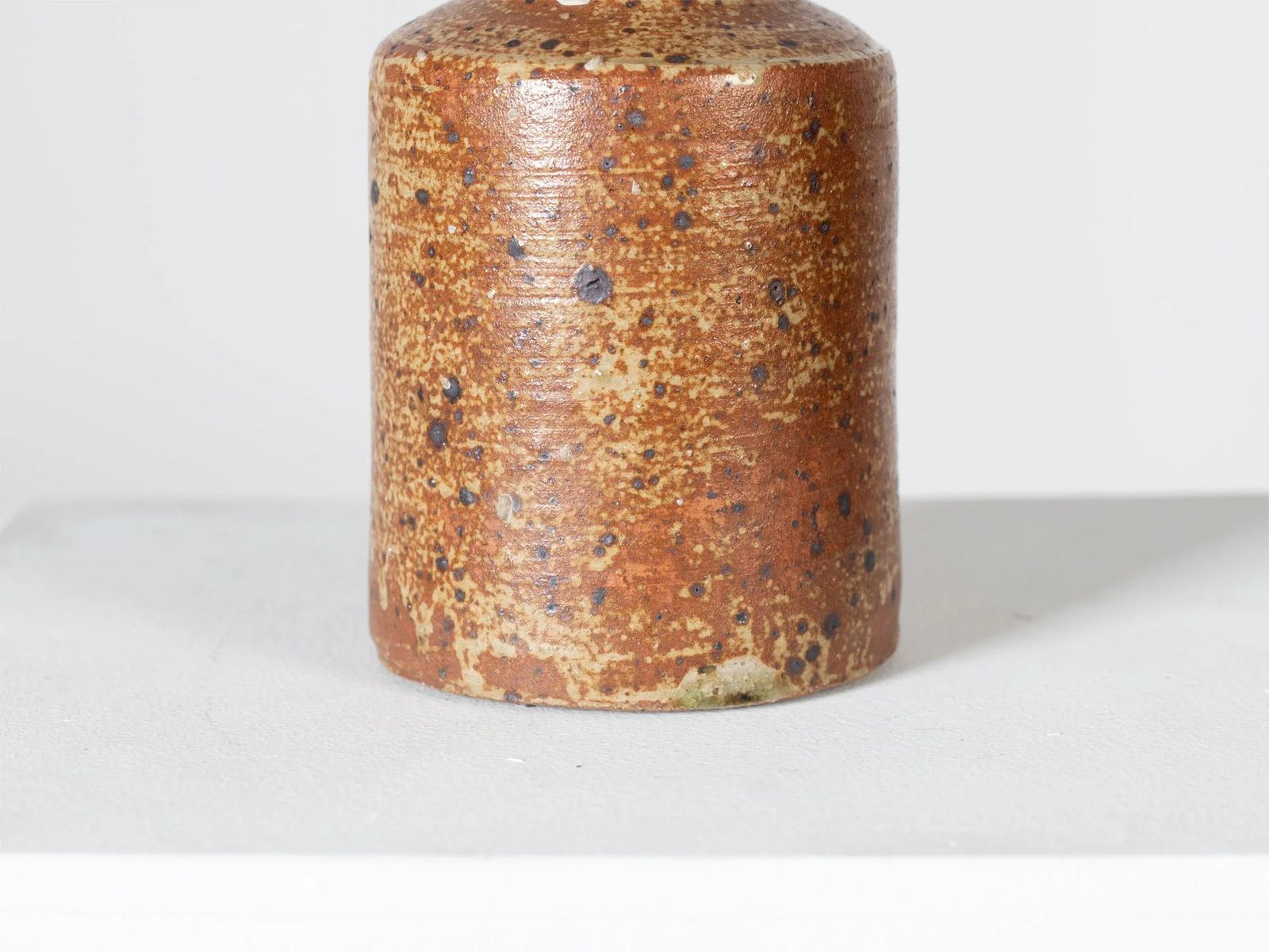 French Glazed Stoneware Bottle photo for sale