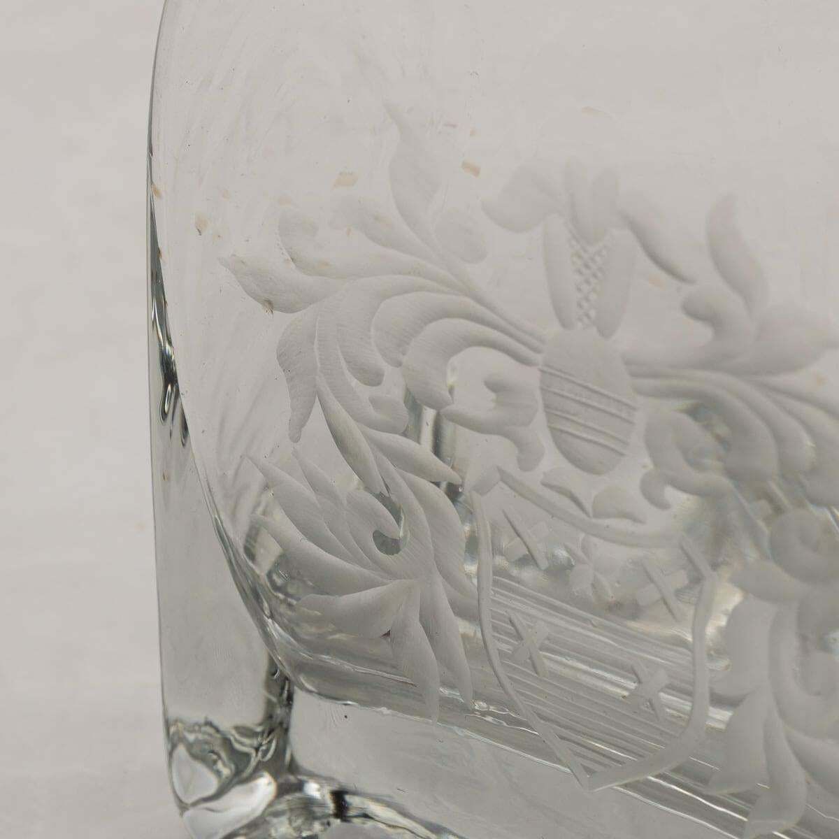 21stc English Solid Silver Mounted Glass Decanters With Heraldic Engraving C2007 photo buy