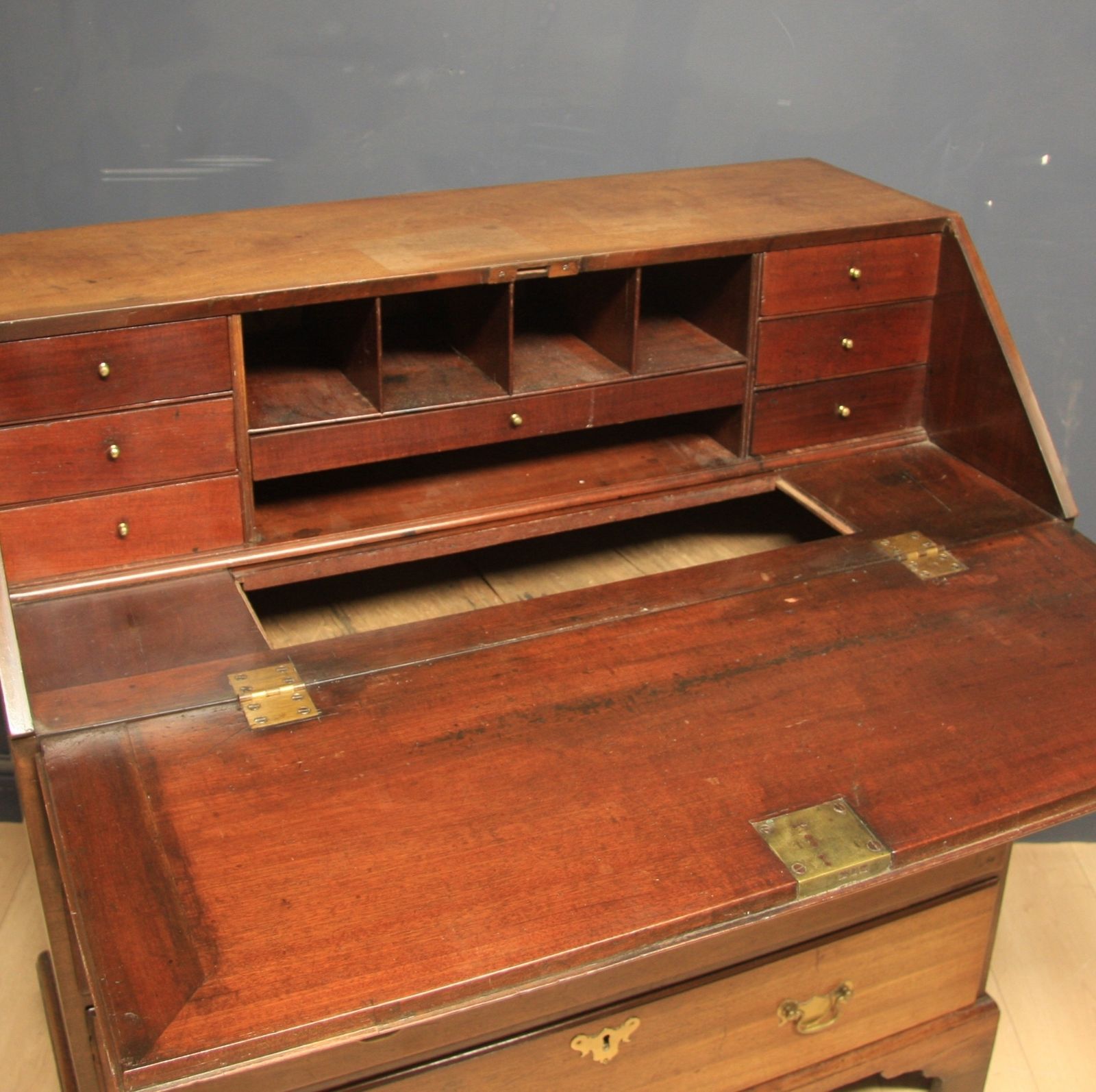 Georgian Mahogany Bureau photo for sale