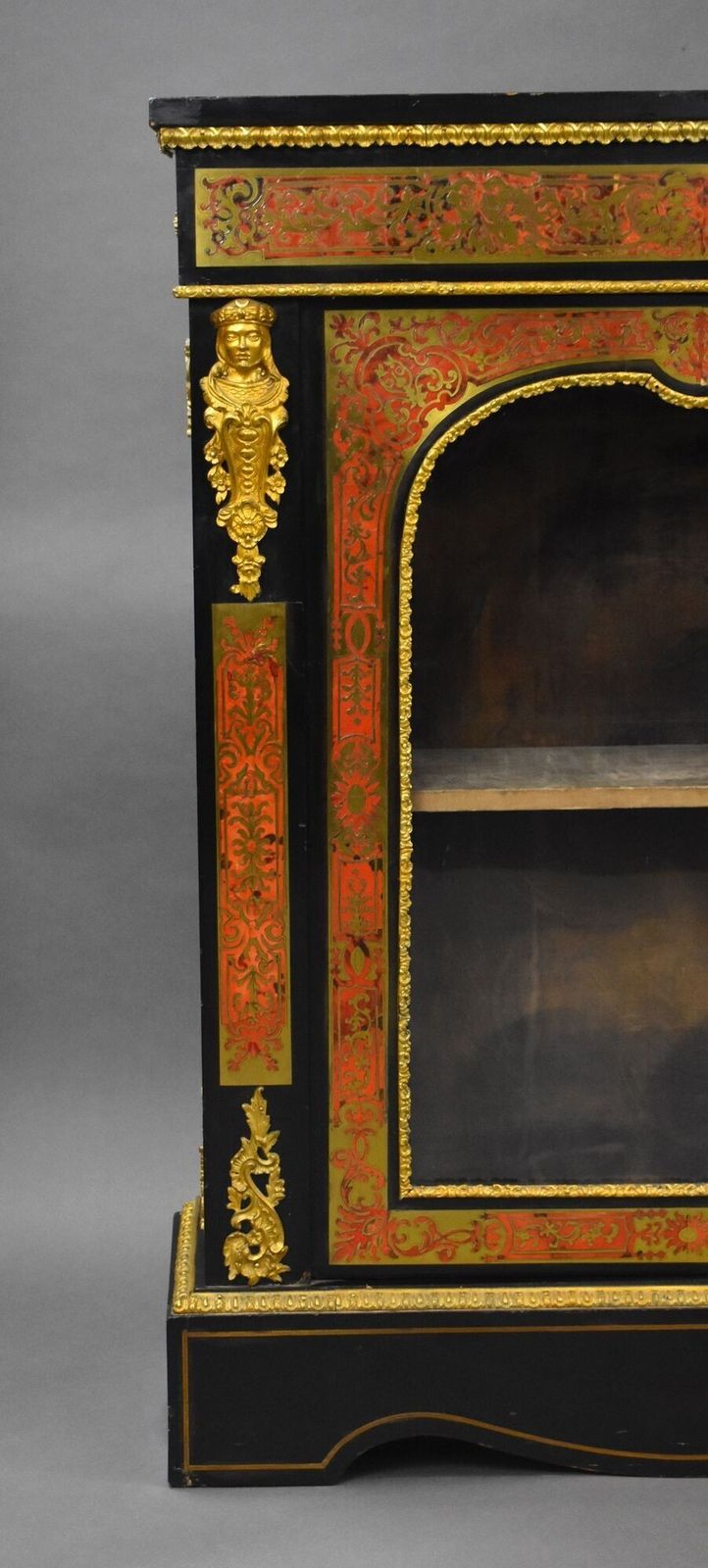 Pair Of Boulle Pier Cabinets, 1800s photo buy